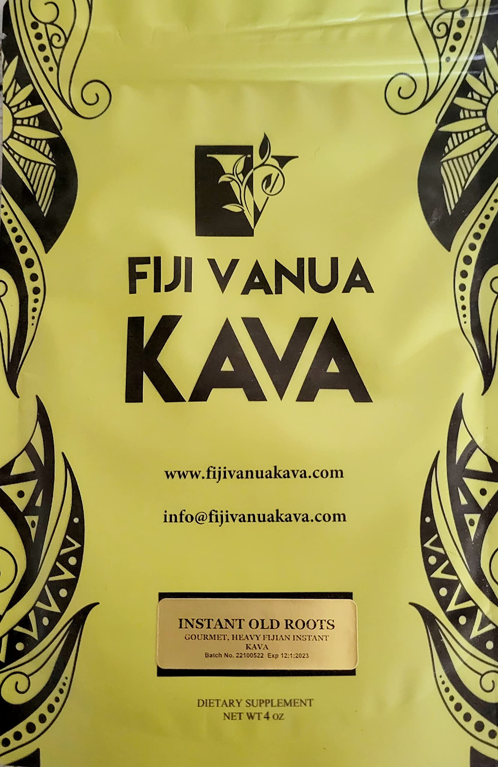 FIJI VANUA KAVAInstant Old Roots 4oz (NonMicronized) Real Instant Kava