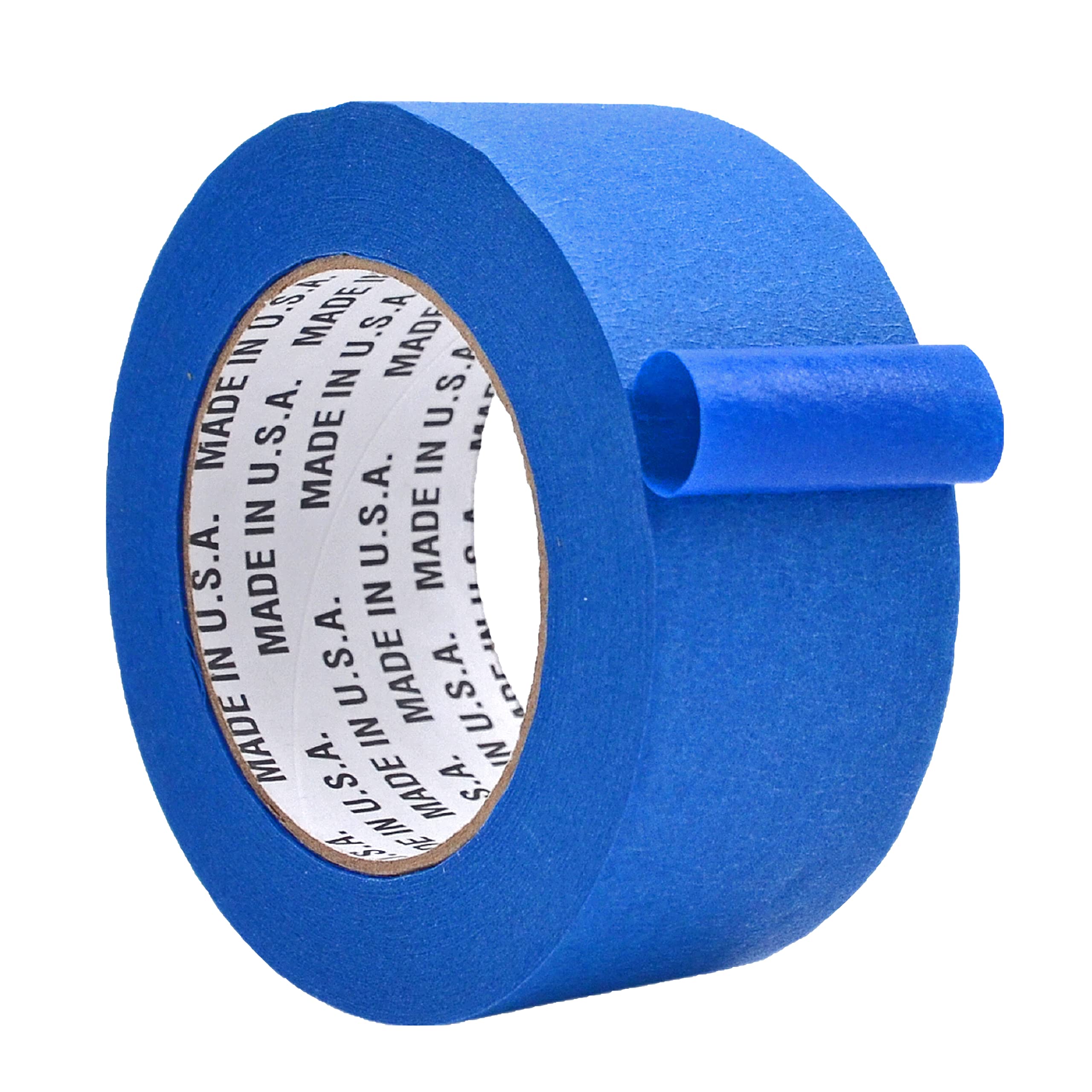 WOD PMT21B Blue Painter s Tape - 2 inch x 60 yds. Thick & Wide Masking Tape  for Safe Wall Painting Building Remodeling Labeling Edge Finishing 2 inch -  Pack of 1