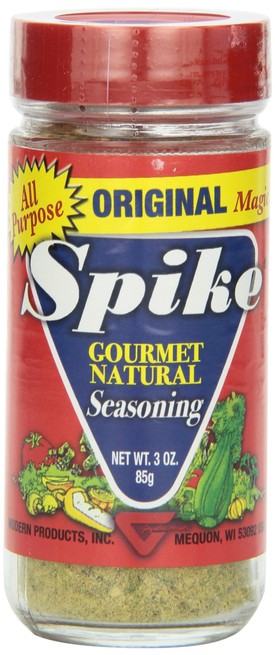 Spike Gourmet Natural Seasoning, Original, 3 Ounce (Pack of 6)