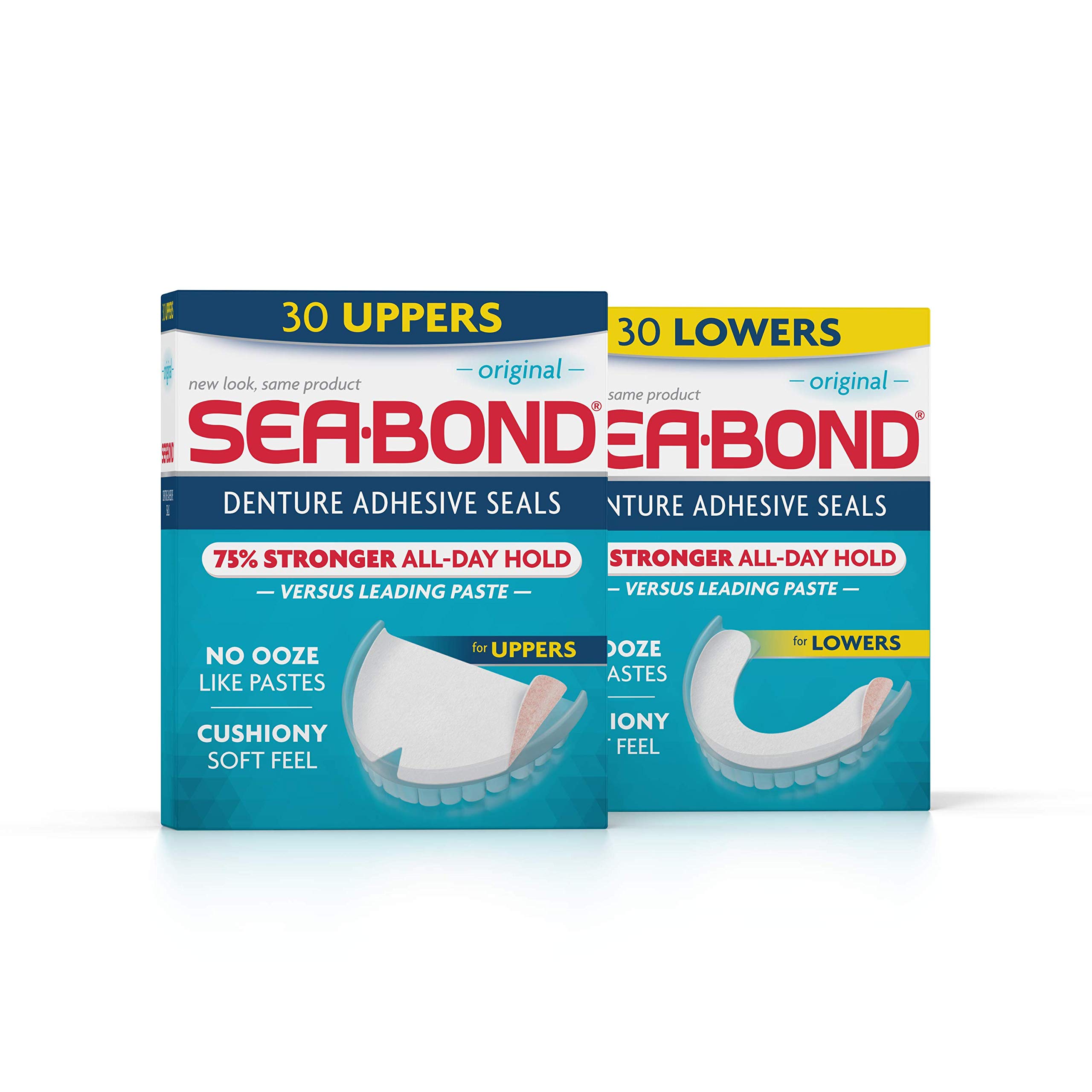  Sea Bond Secure Denture Adhesive Seals, Original