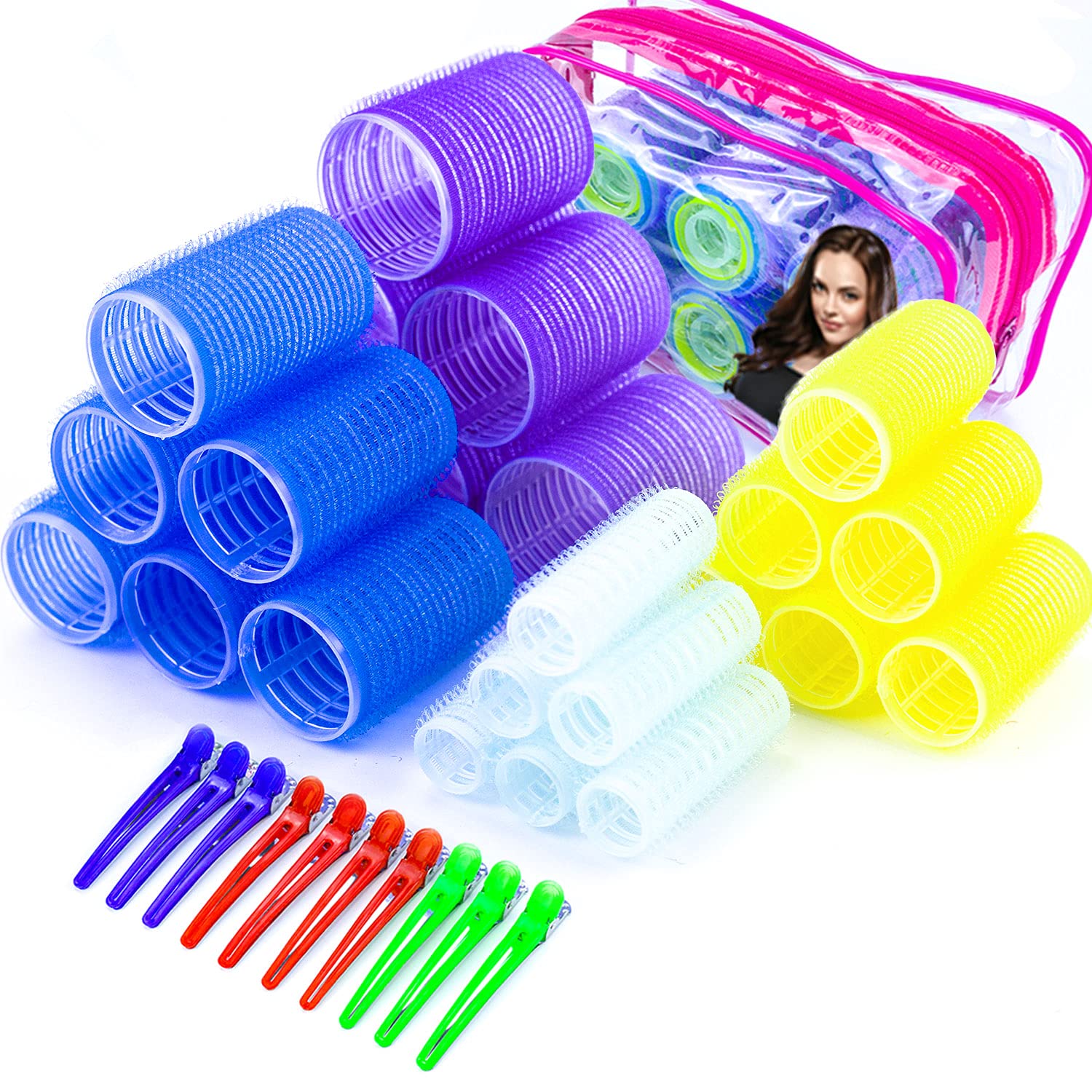 Velcro Hair Rollers  Mini Marily Set - Classic Volume & Bounce