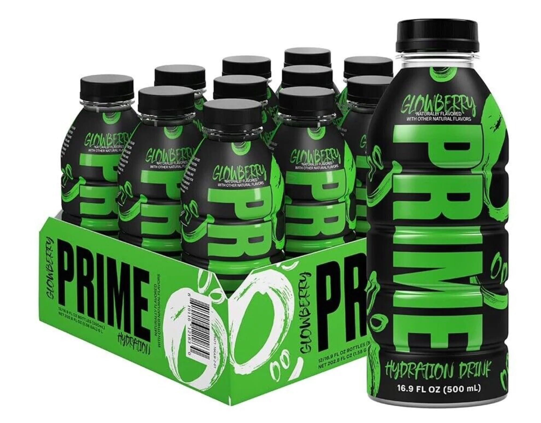 PRIME Hydration Sports Drink By Logan Paul KSI Glowberry Flavour 12 X PRIME Hydration Sports Drink By Logan Paul KSI Glowberry Flavour 12 X