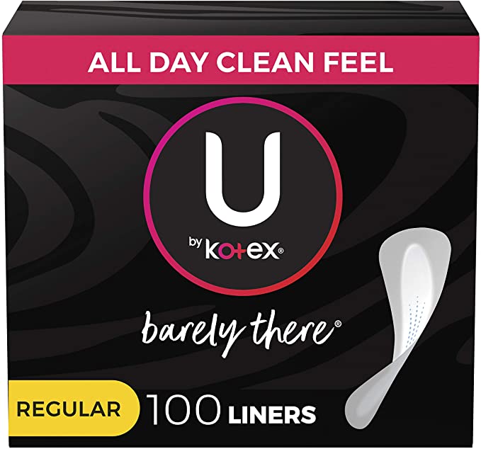 U by Kotex Barely There Liners, Thong, Light Absorbency, Unscented