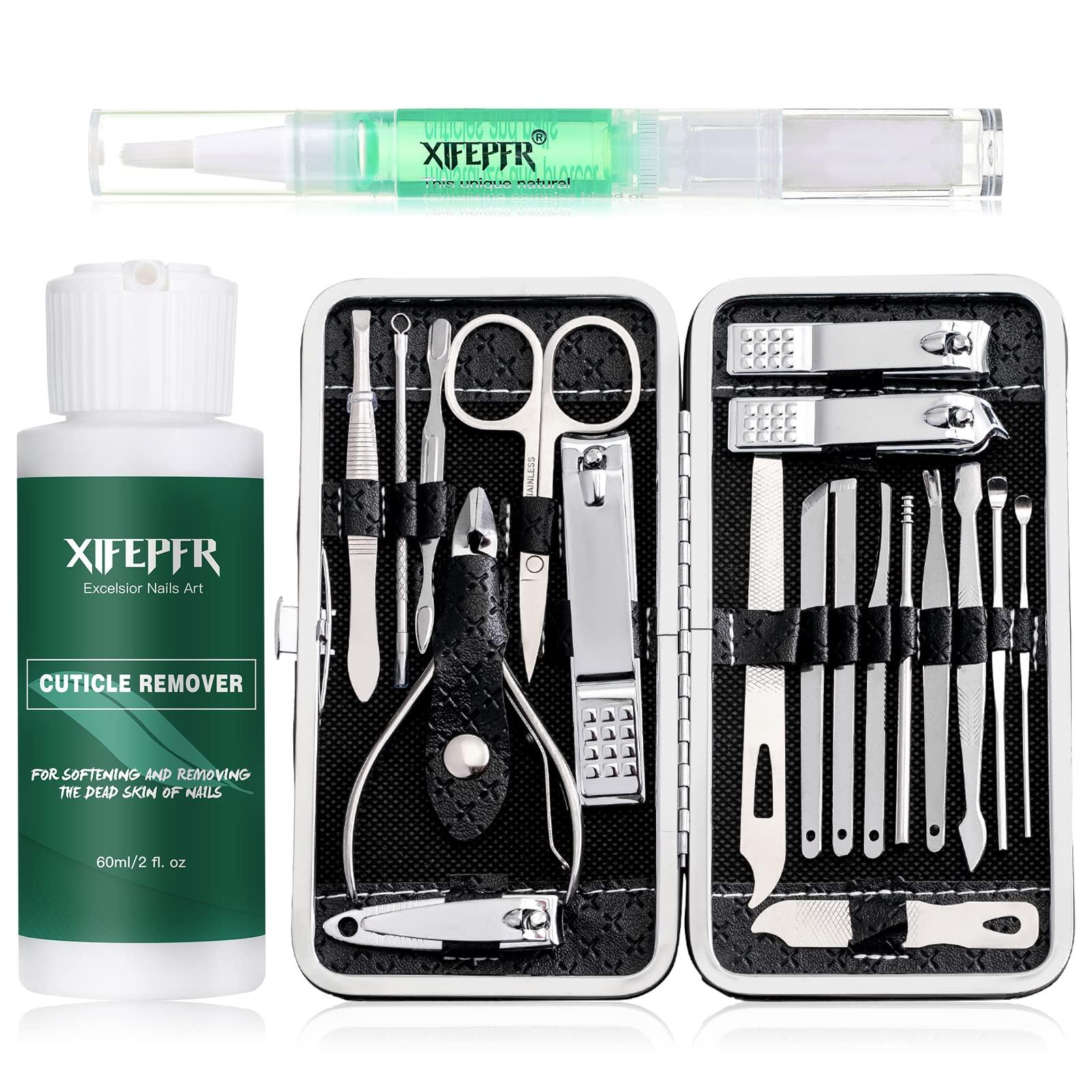 Mosta 25 In 1 Manicure Set & Makeup Kit, Nail Clipper Set , Nail Groom –  DOUBLE GLOBAL INC