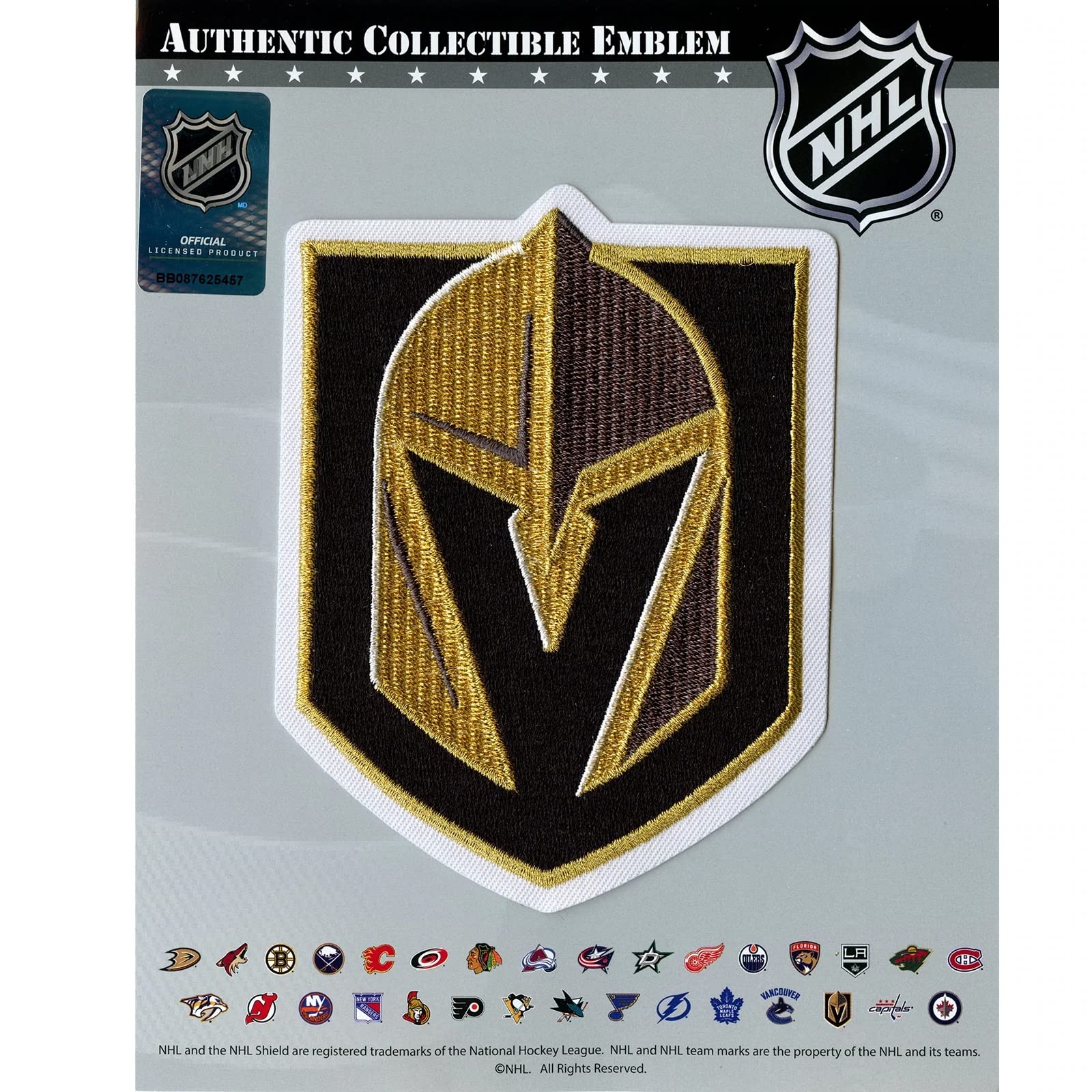 National Emblem Las Vegas Hockey Team Primary Patch Hockey Jersey