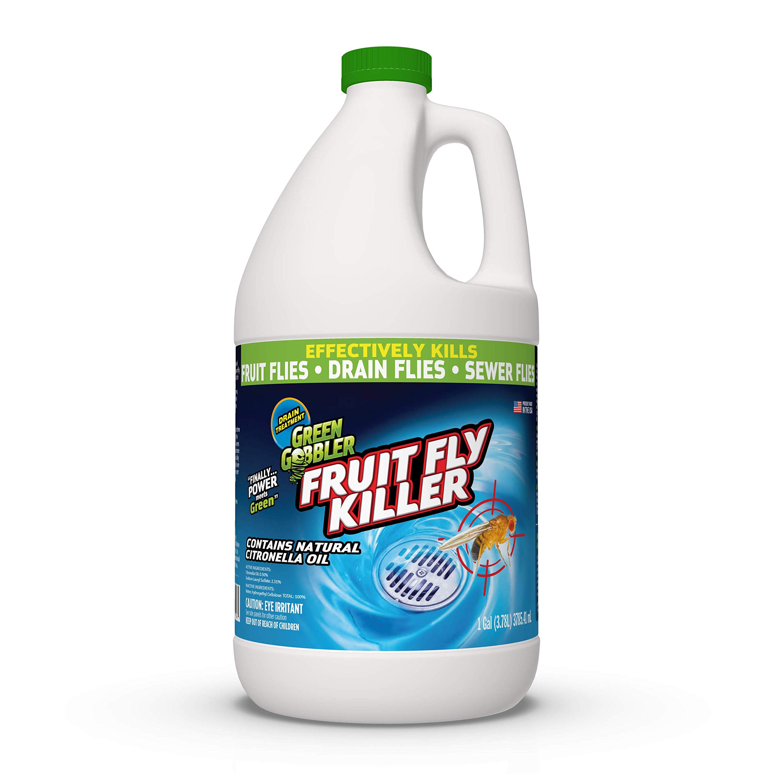 Green Gobbler Industrial Strength Drain Clog Cleaner Gel - 1 Gallon