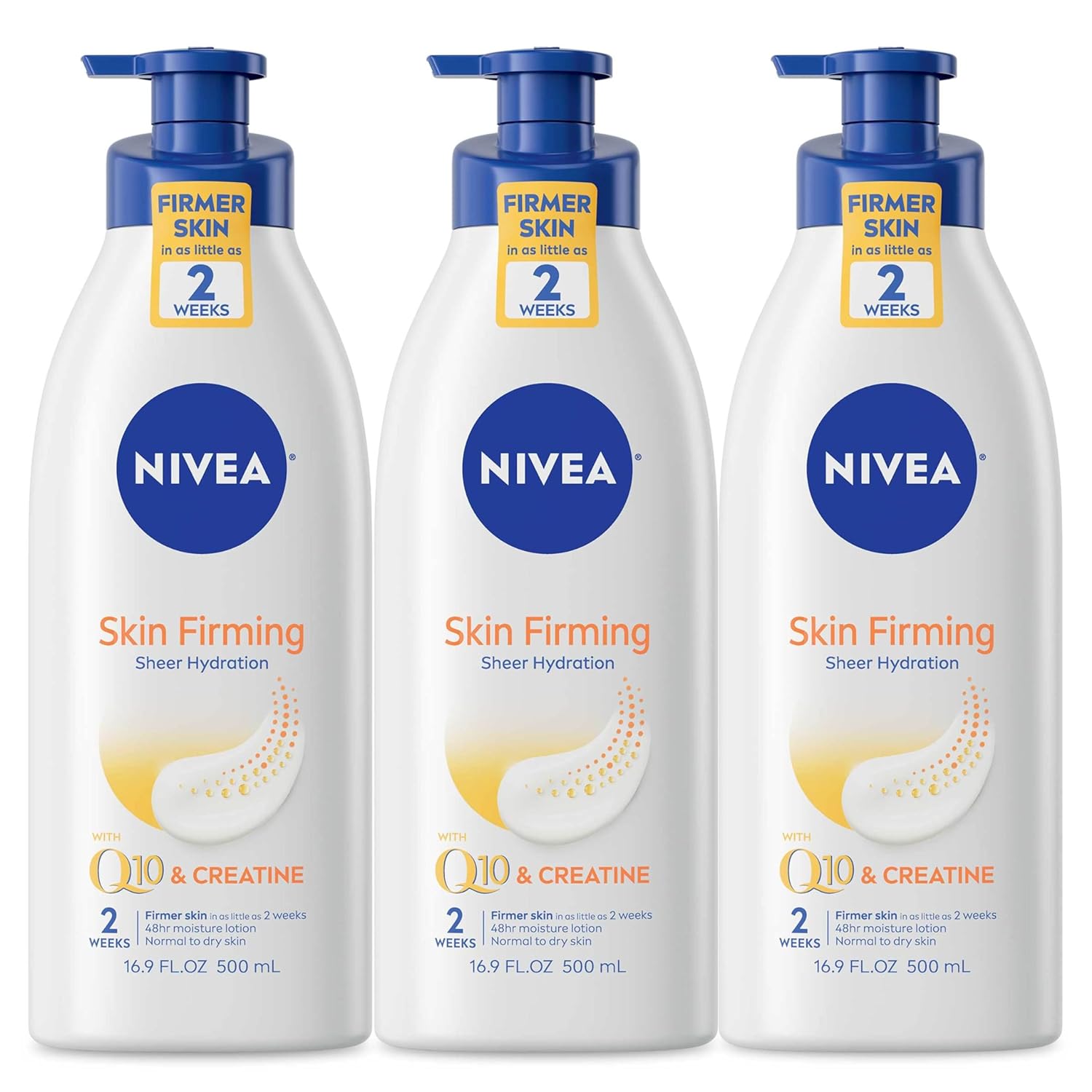 NIVEA Skin Firming Body Lotion with Q10 and Shea Butter 16.9