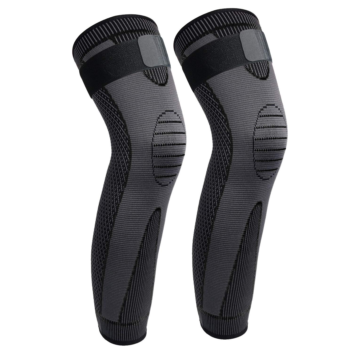 Full Leg Sleeves Long Compression Leg Sleeve Knee Sleeves Protect Leg, for  Man Women Basketball, Arthritis Cycling Sport Football, Reduce Varicose  Veins and Swelling of Legs(Pair) Black-Updated 3X-Large (1 Pair)