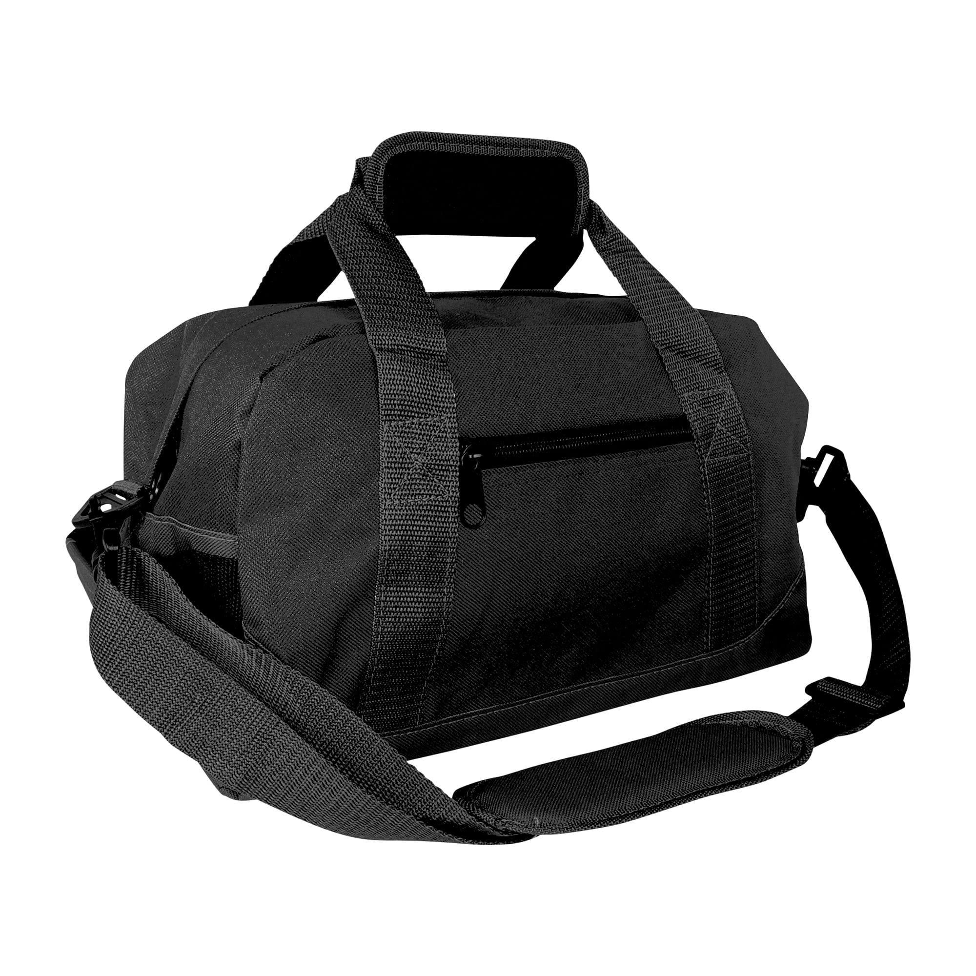 Dalix 14 Small Duffle Bag Two Toned Gym Travel Bag (Purple)