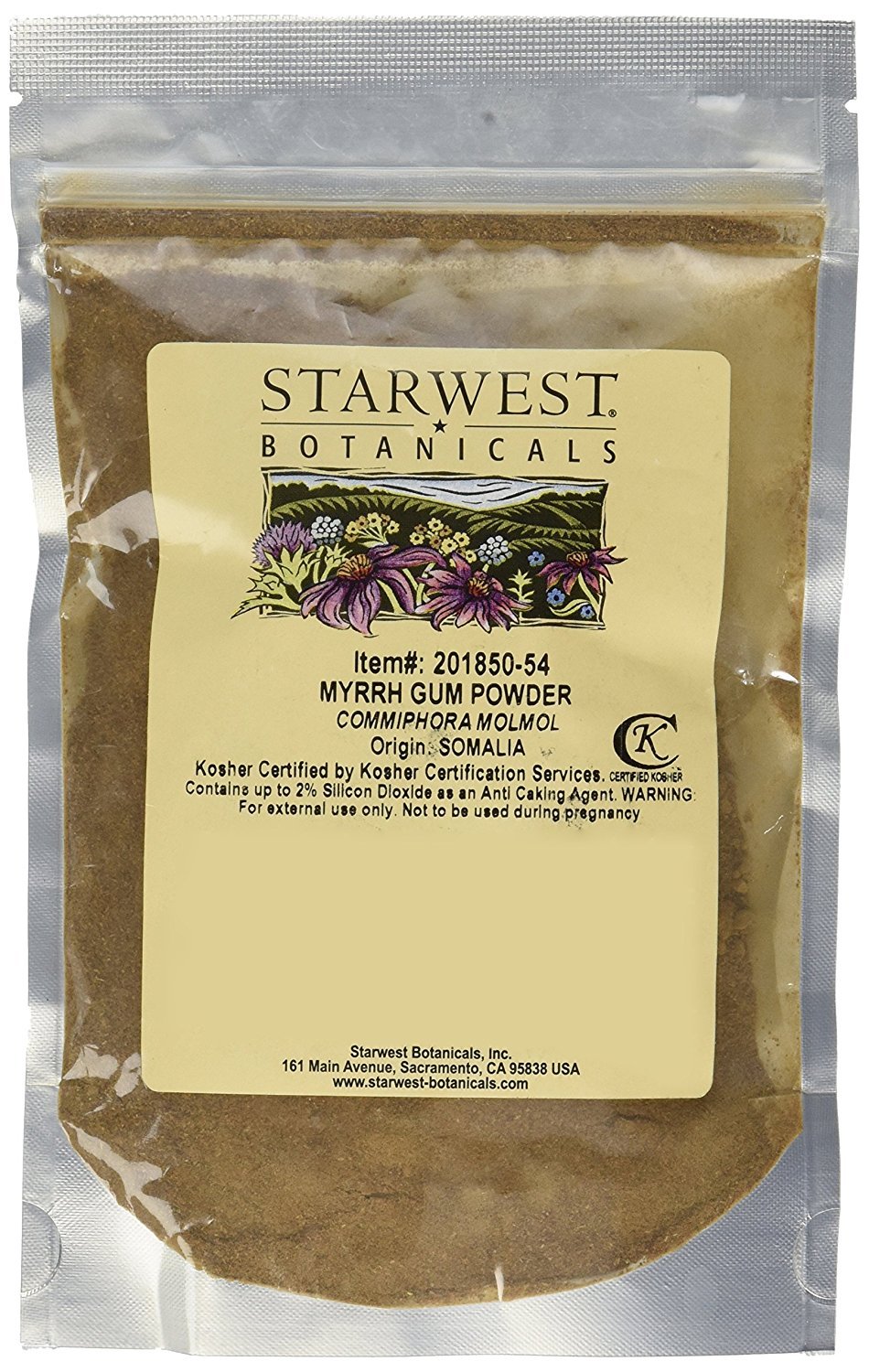 Starwest Myrrh Gum Powder Wildcrafted - 4 Oz