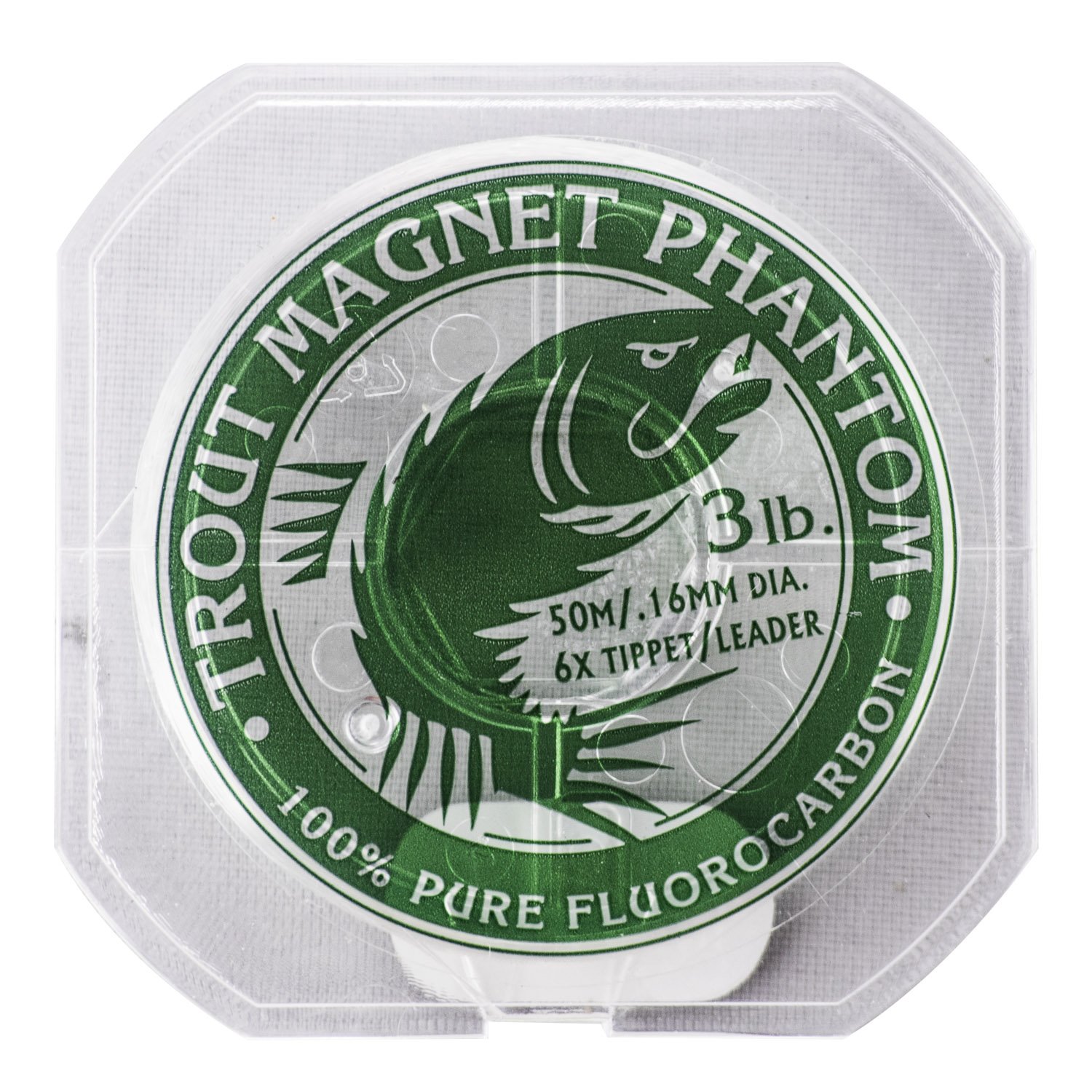 Trout Magnet Phantom 100% Fluorocarbon Leader Fishing Line