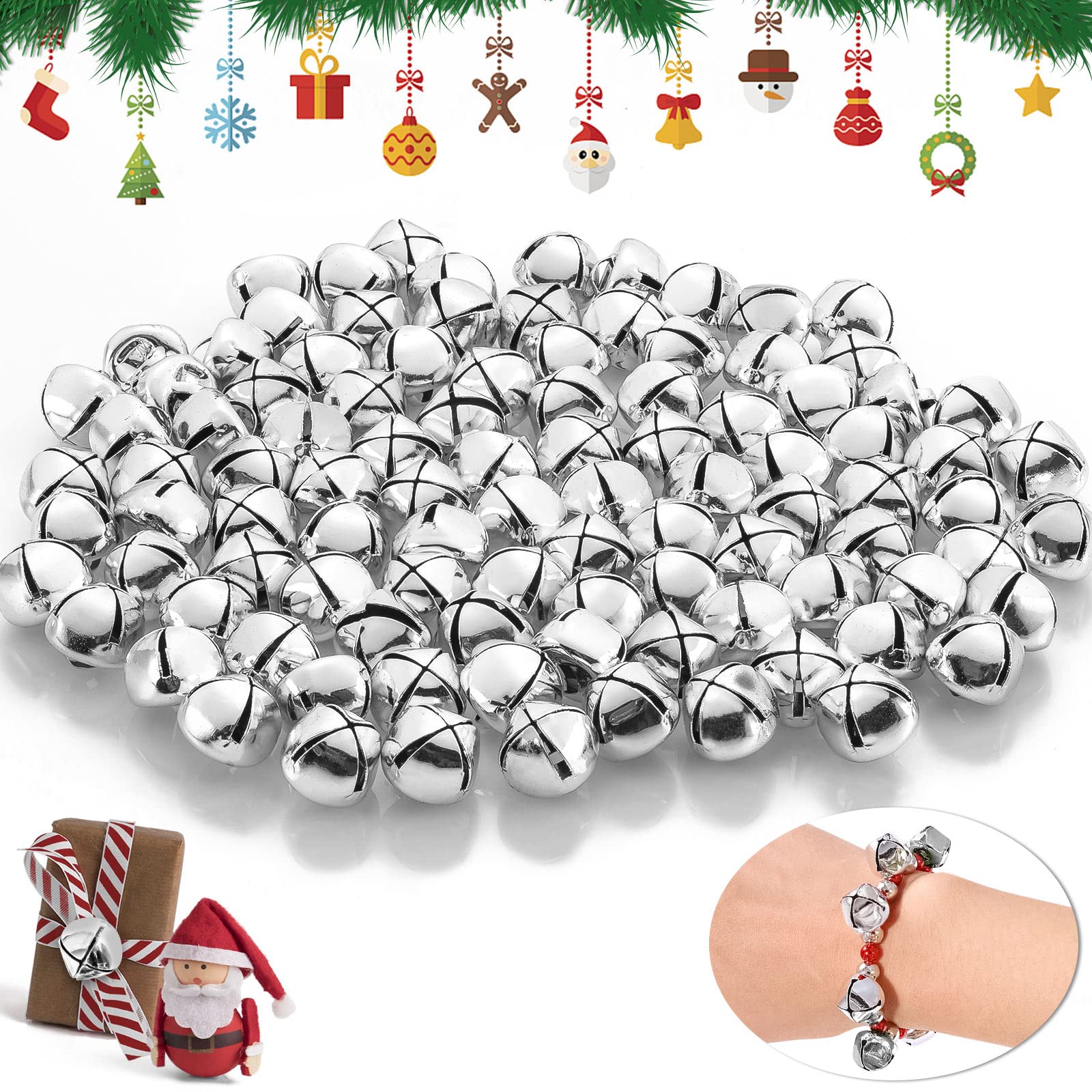 300pcs Small Bells Diy Mini Tiny Iron Jingle Bells With Hole For Craft  Jewelry Festival Birthday Decoration Giftcolorful