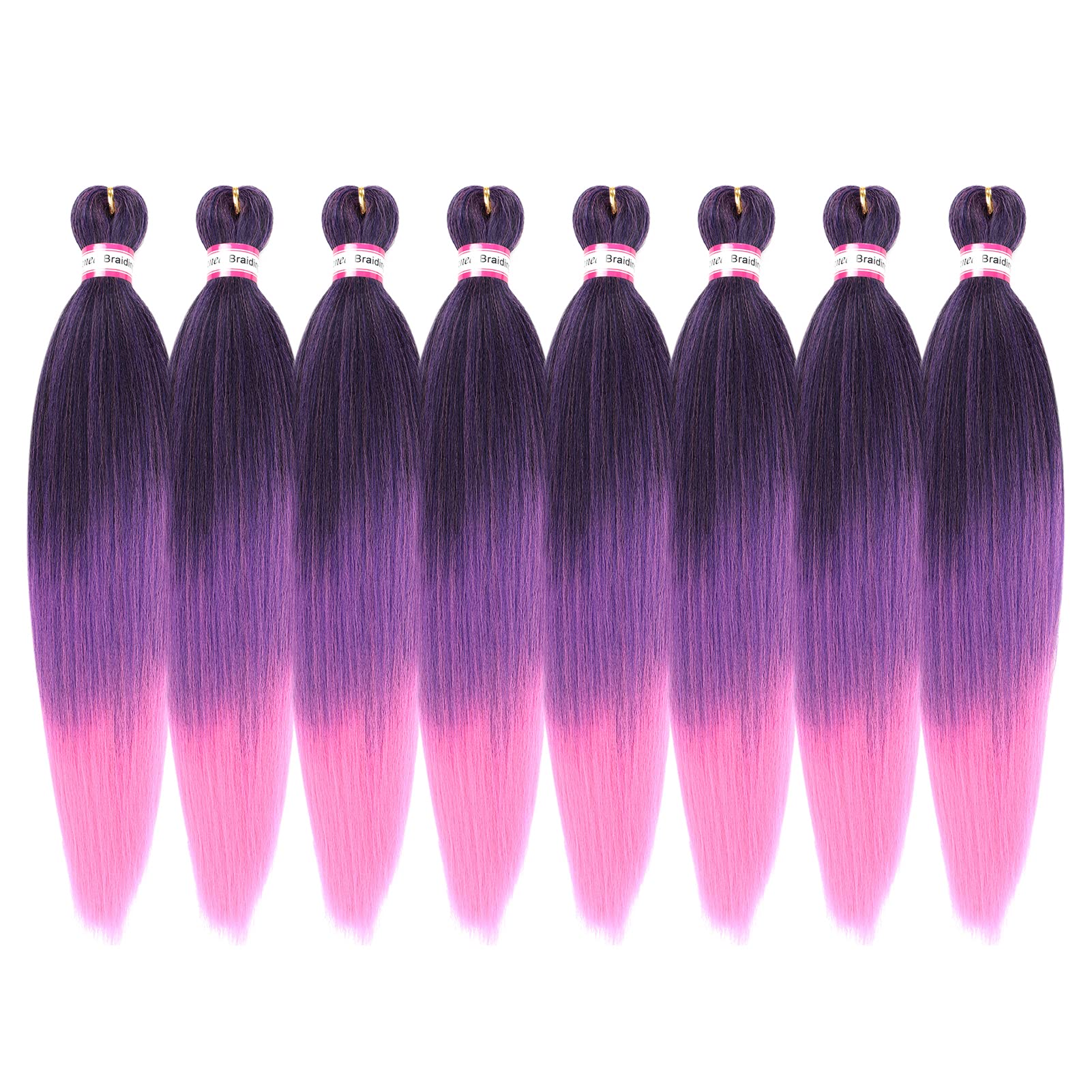 Braiding Hair Pre Stretched 14 Inch 8 Packs Professional Itch Free Hot  Water Setting Short Synthetic Crochet Hair Yaki Texture Prestretched  Braiding Hair (14 Inch (Pack of 8), 1B/30) 14 Inch (Pack of 8) 1B/30