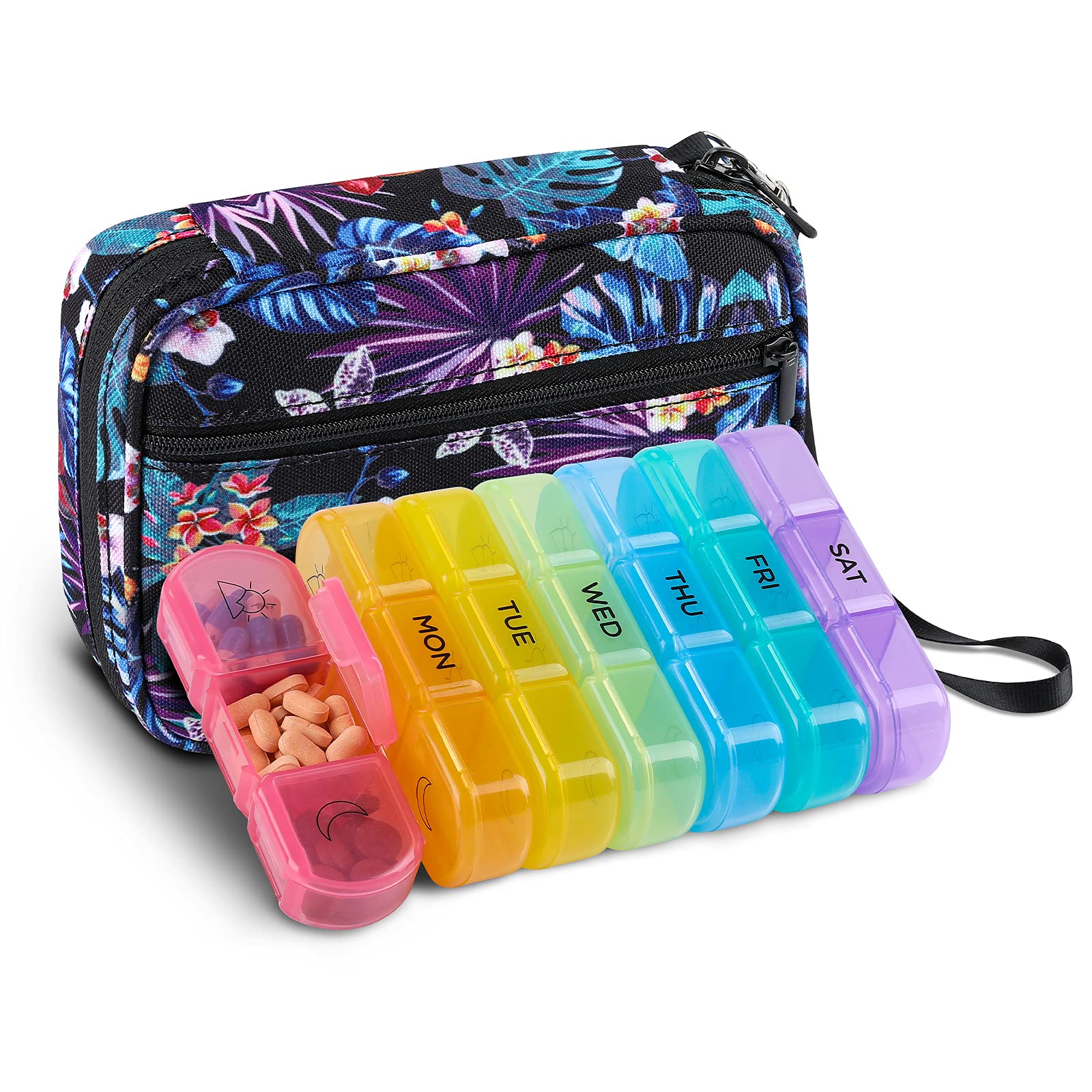 Weekly Pill Organizer Just $6 on , Great for Travel