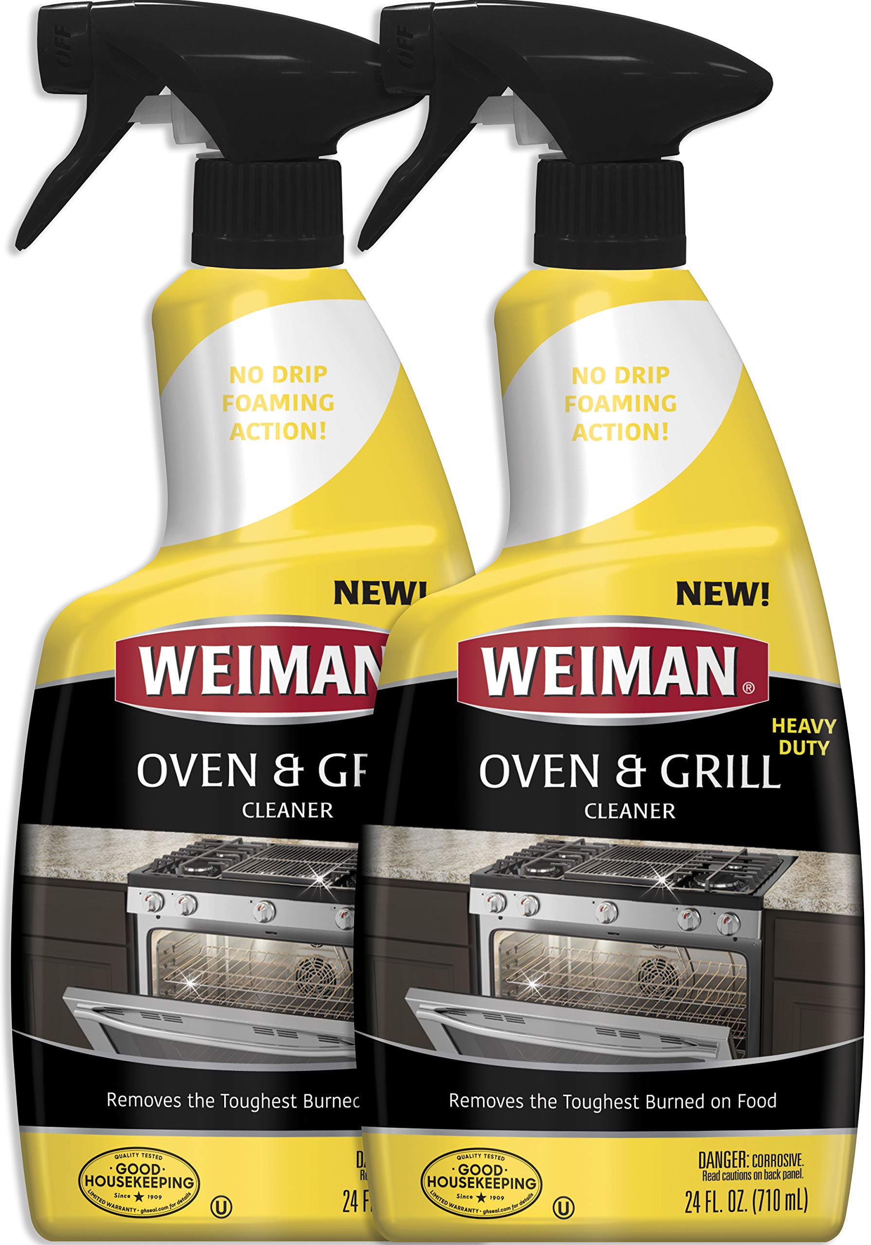 Weiman Oven Grill Cleaner - 24 Ounce - 2 Pack - Broiler Drip Pans