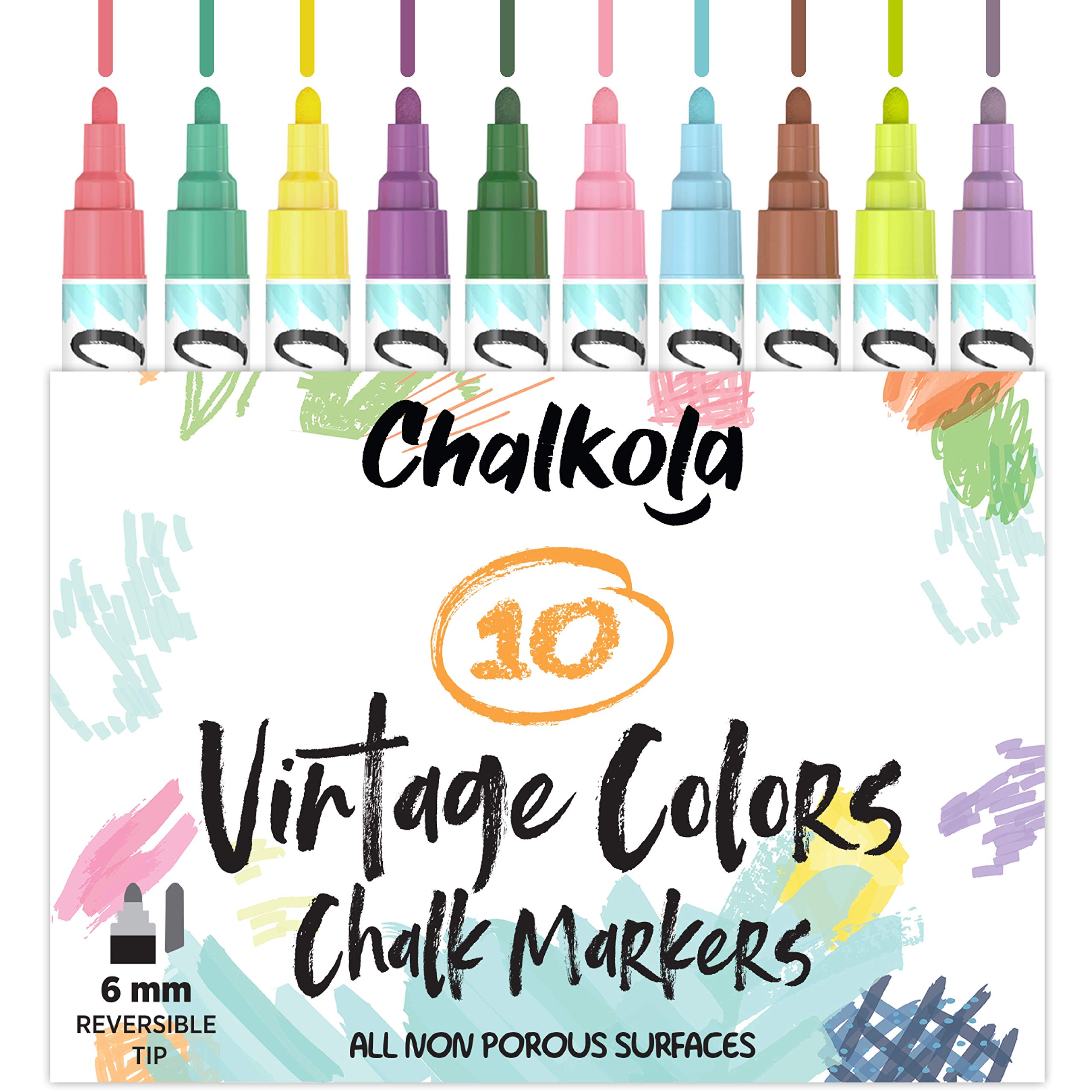 Chalkola Liquid Chalk Markers for Chalkboard, Blackboard, Window