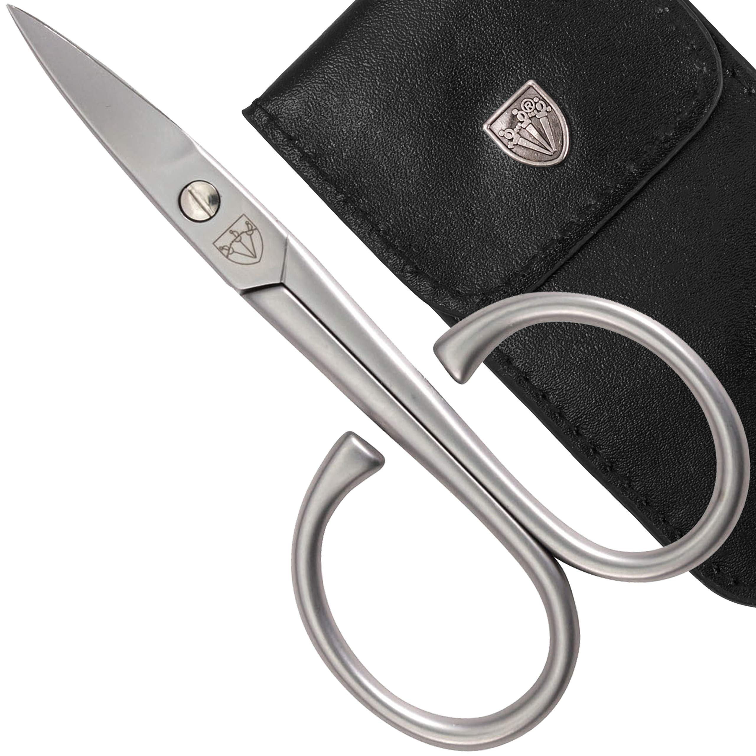  3 Swords Germany - brand quality STAINLESS STEEL INOX CURVED  CUTICLE SCISSORS - STRONG SCISSORS FOR STRONG PEOPLE with case by 3 Swords  Germany : Everything Else