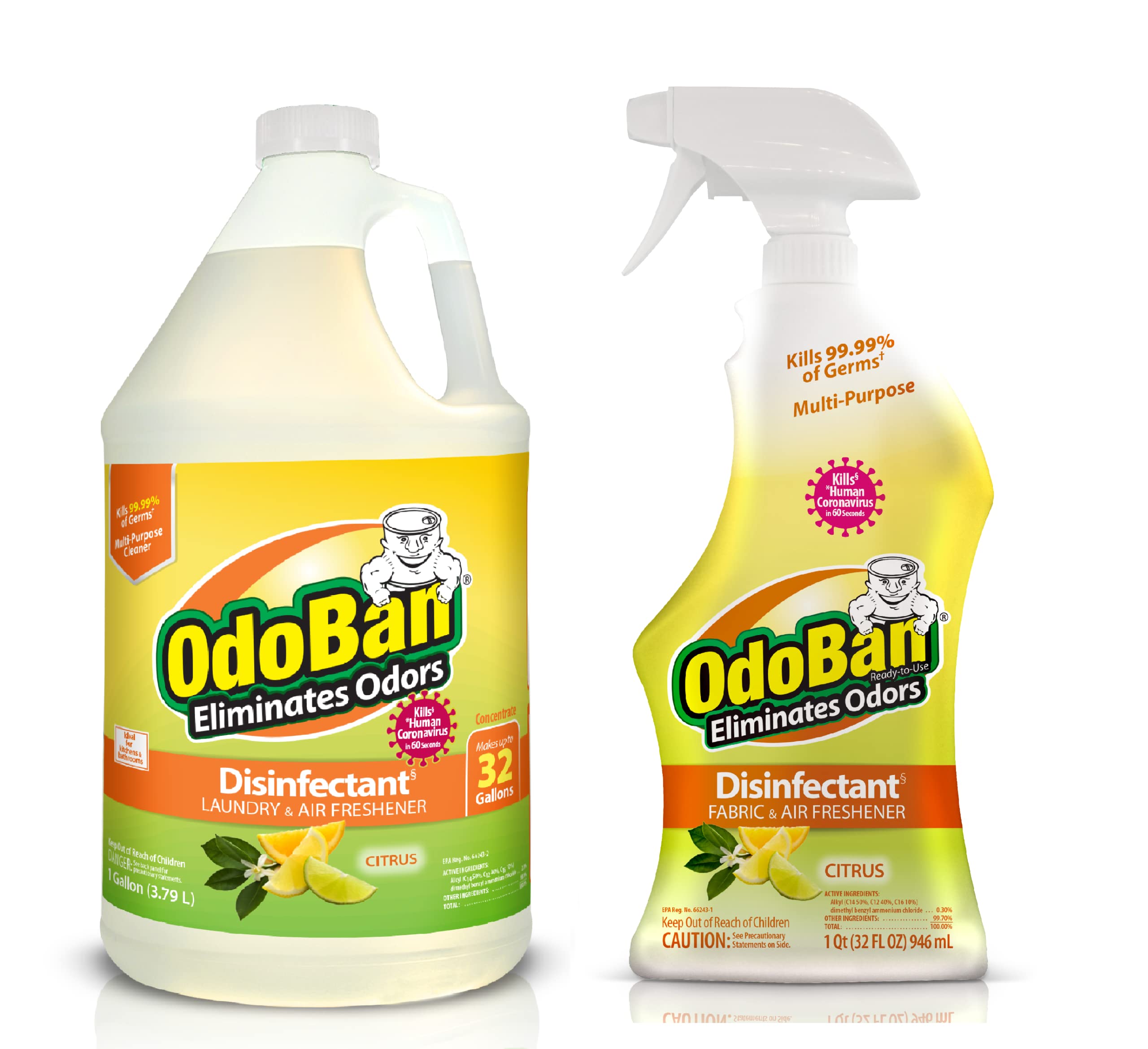 OdoBan 1 Gal. Shower, Tub and Tile Cleaner Refill (Ready-To-Use