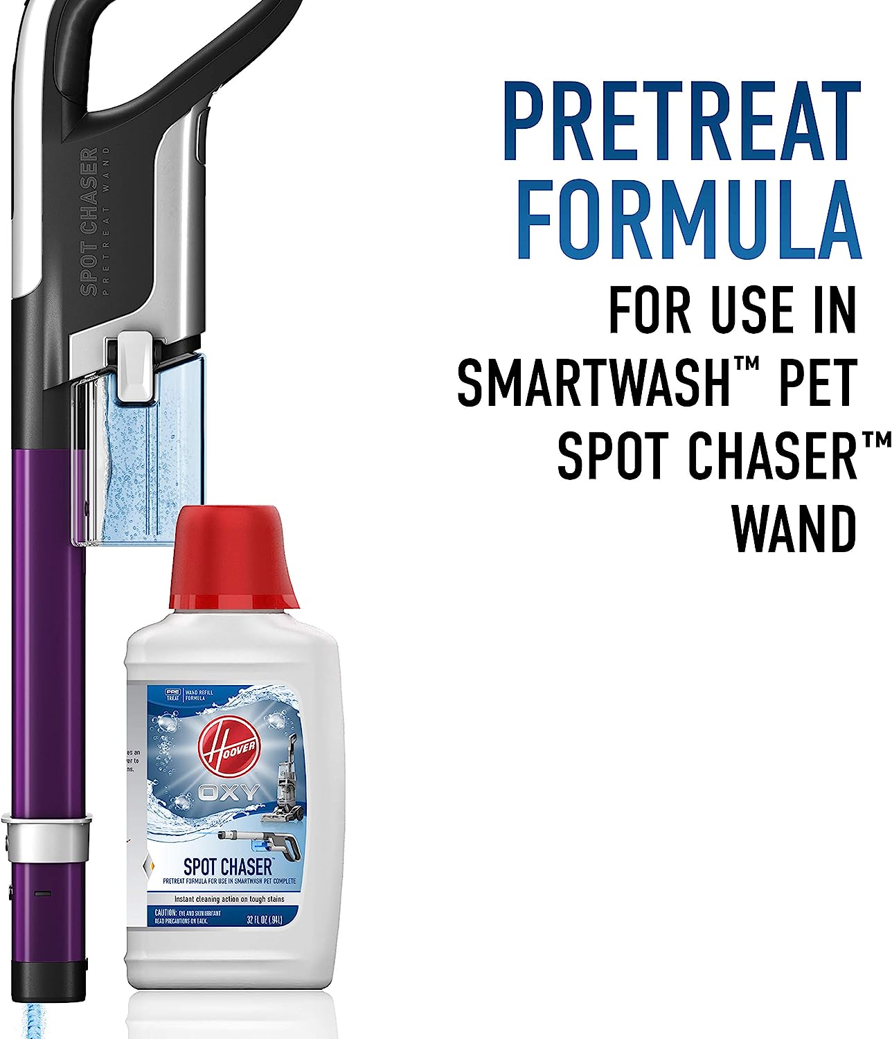 Hoover Oxy Spot Chaser Refill for Smartwash Pet Stain Remover Pretreat Formula - Thumbnail 4