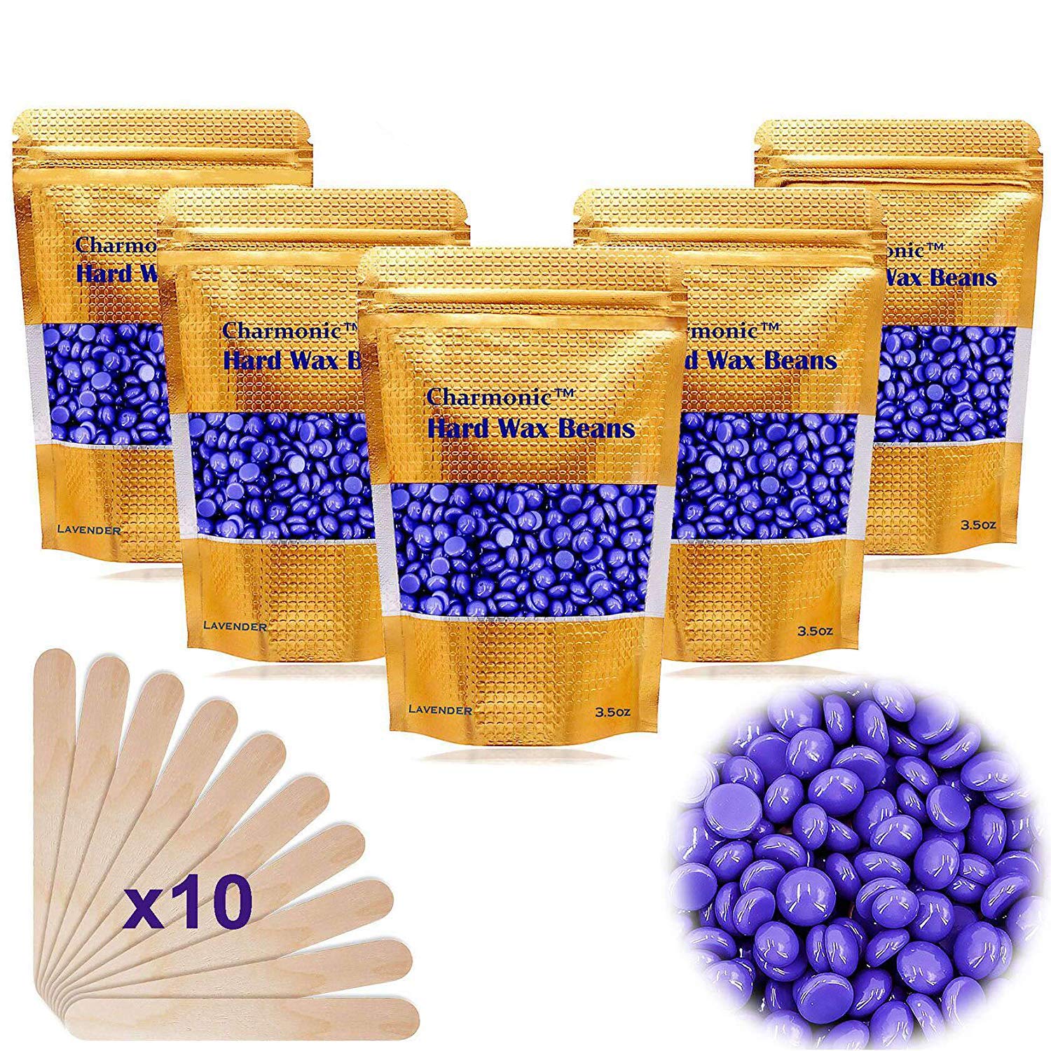 Oz Hair Wax Beans by Charmonic, Hard Body Wax Beans, Hair Removal Depilatory Wax European Oz Hair Wax Beans by Charmonic, Hard Body Wax Beans, Hair Removal Depilatory Wax European