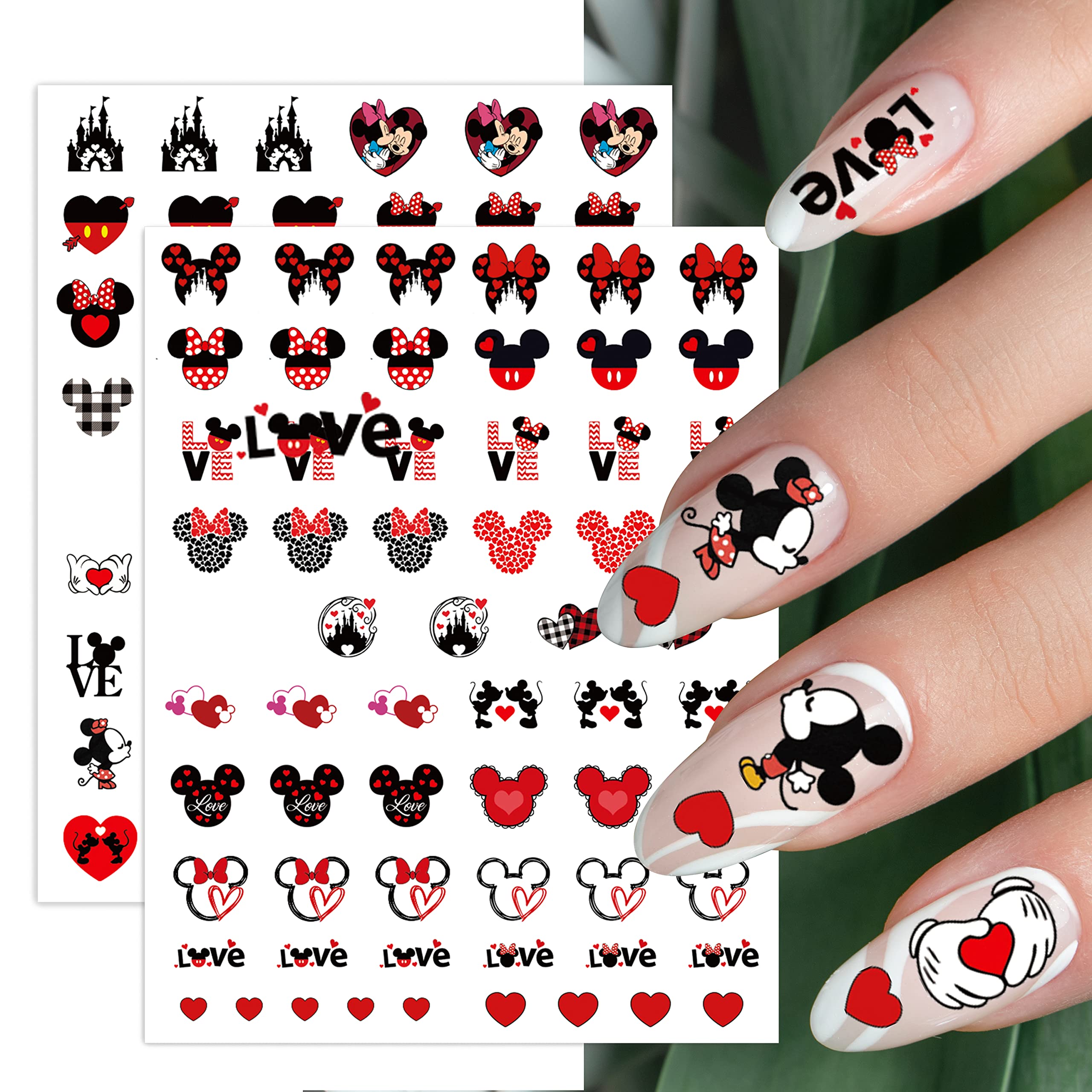 Nail Art Sticker Popular Cartoon Brand Mickey Mouse Nails For