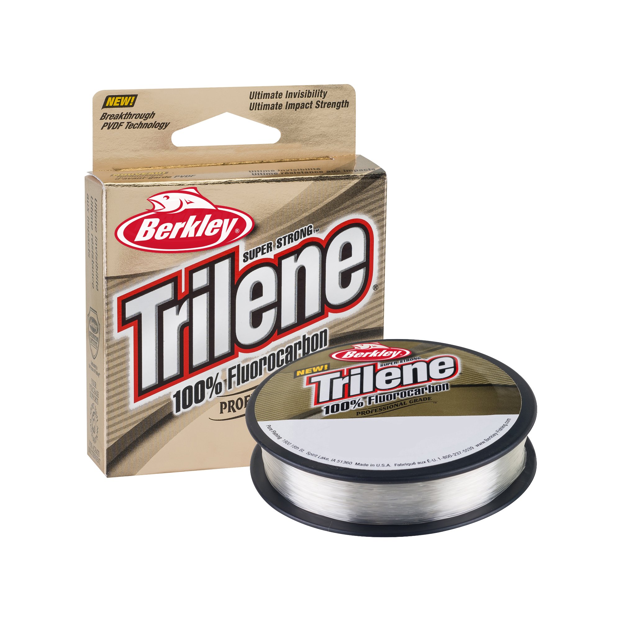 Berkley Trilene 100% Fluorocarbon Fishing Line/Leader Material 110