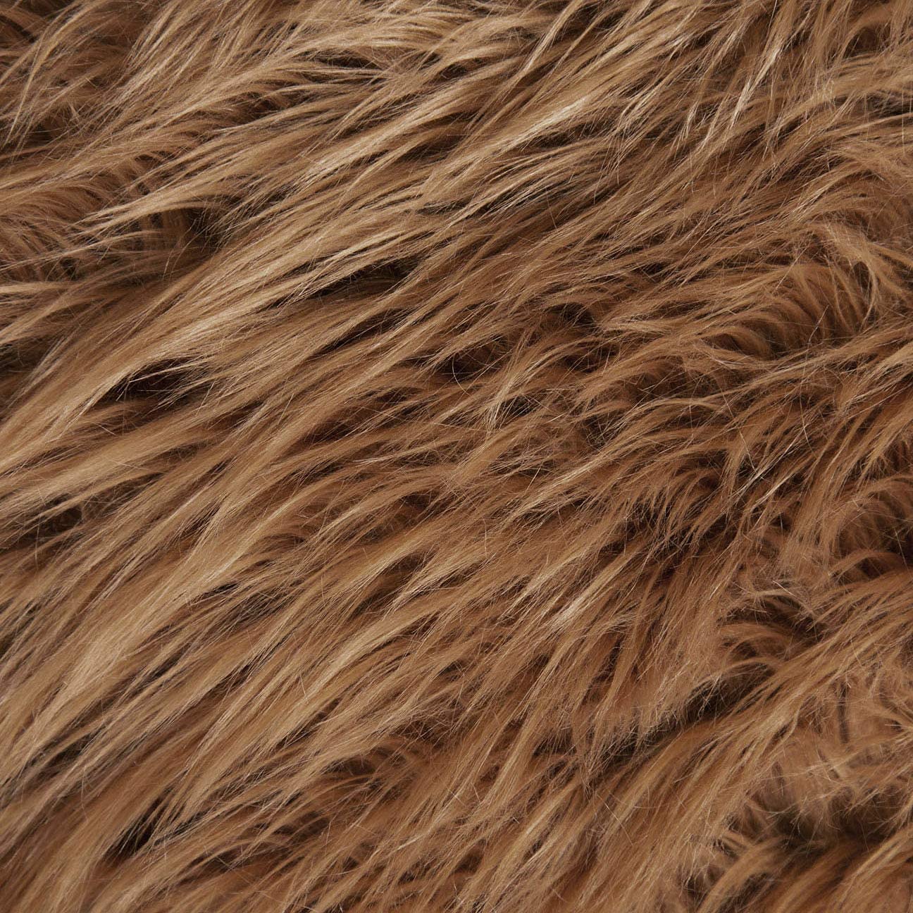 FabricLA Shaggy Faux Fur Fabric by The Yard - 18 x 60 Inches (45 cm x 150 cm) - 2.5 inch Pile Length - Craft Furry Fabric for Sewing Apparel, Rugs