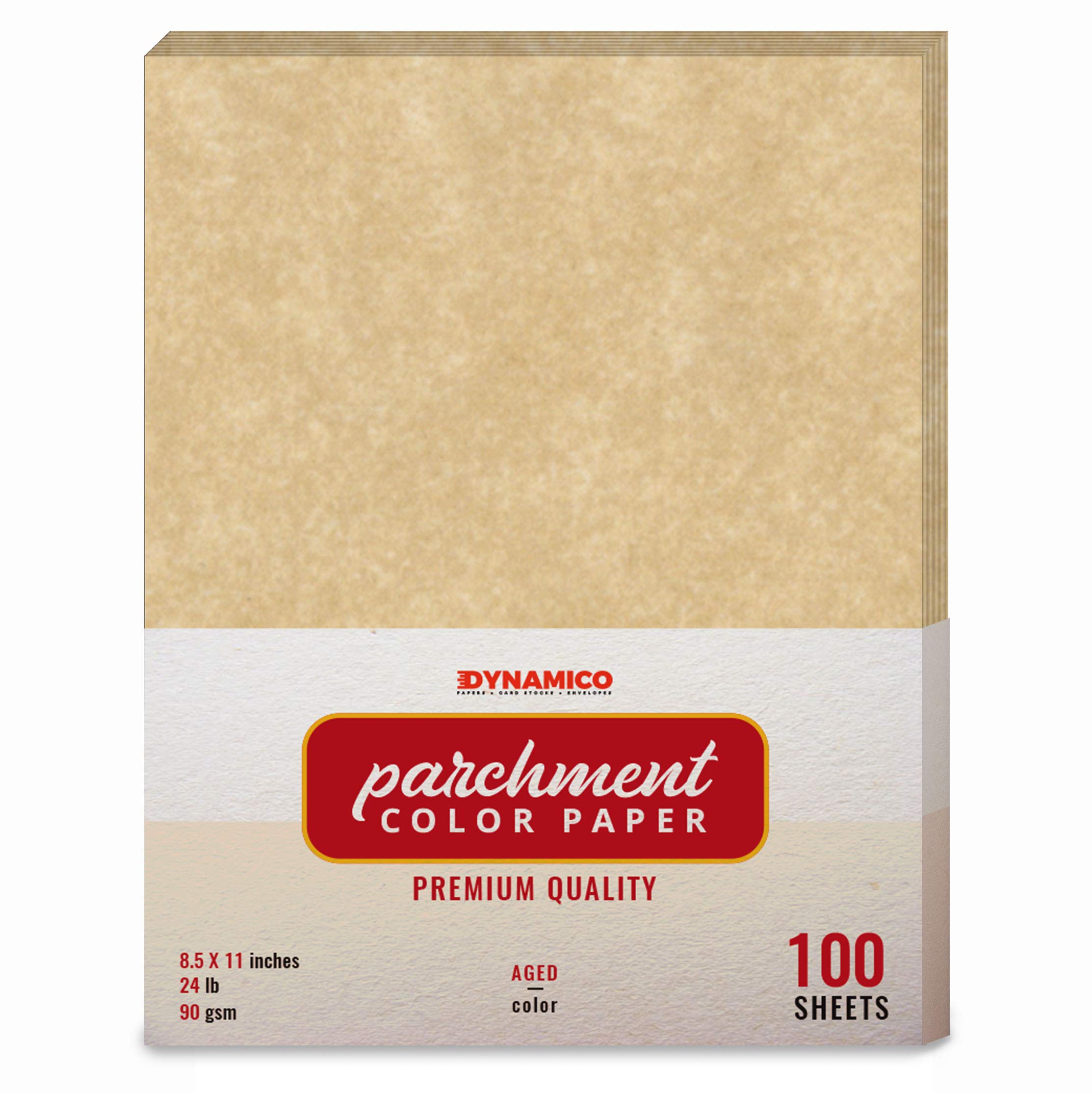 Aged 8.5 x 11 Stationery Parchment Colored Regular Papers Color Paper