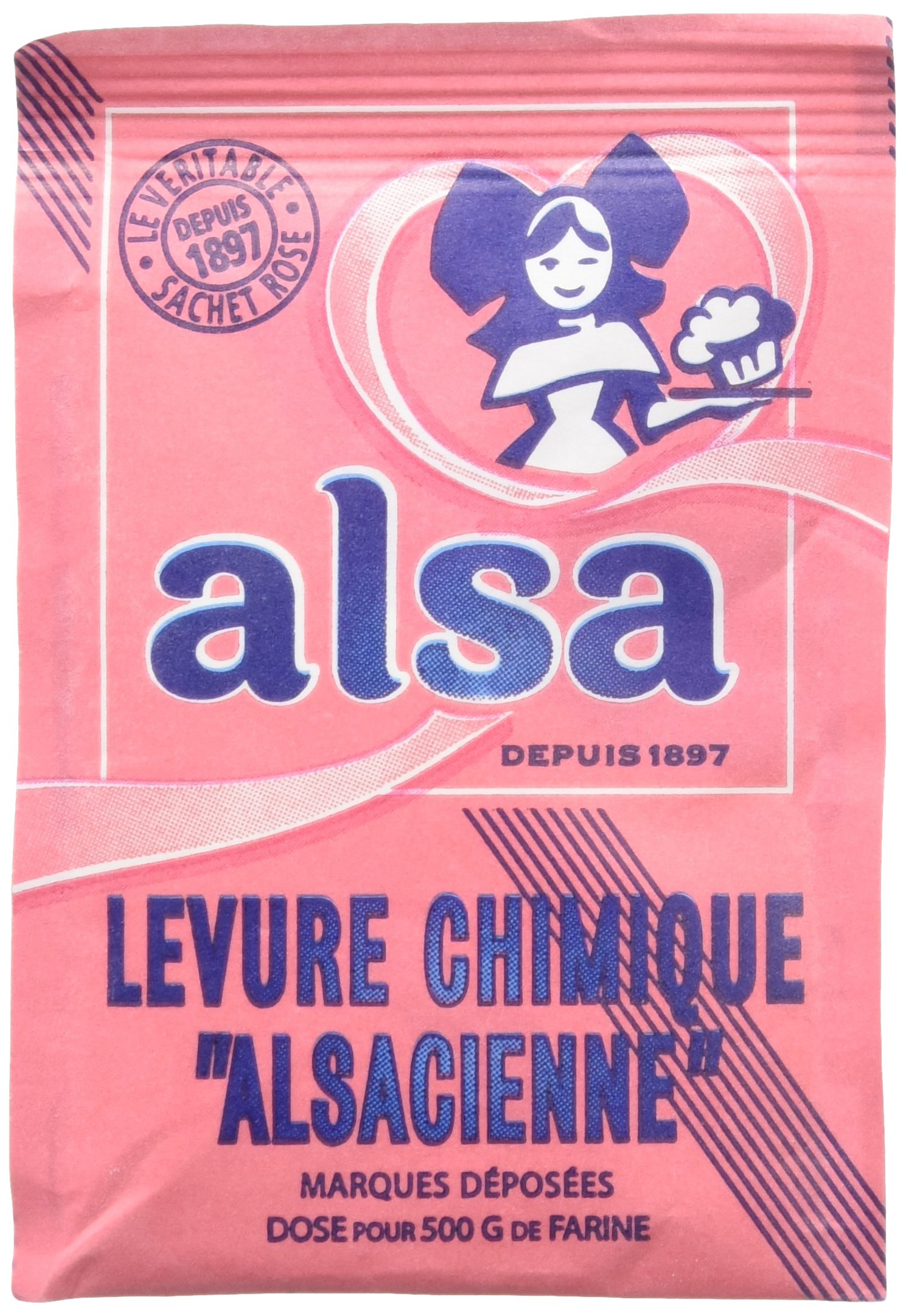 Alsa - French Baking Powder Pack of 8 sachets (8x11g)