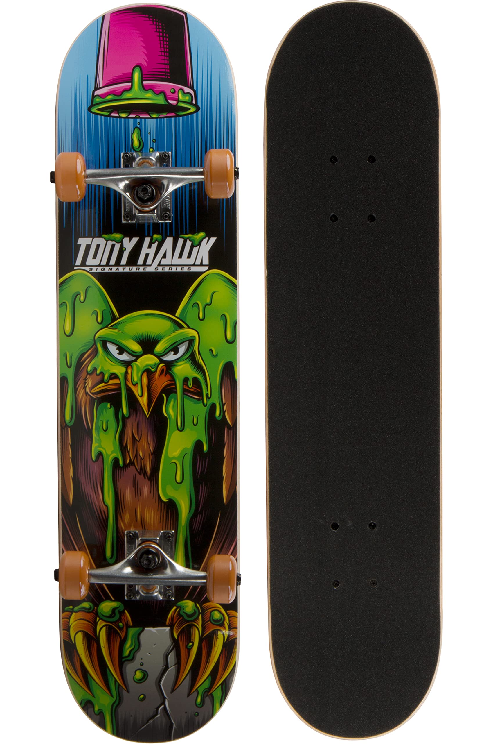 Tony Hawk 31-Inch Signature Series 2 Skateboard - 9-Ply Maple Deck for Cruising, Carving, Tricks and Downhill Tony Hawk 31-Inch Signature Series 2 Skateboard - 9-Ply Maple Deck for Cruising, Carving, Tricks and Downhill