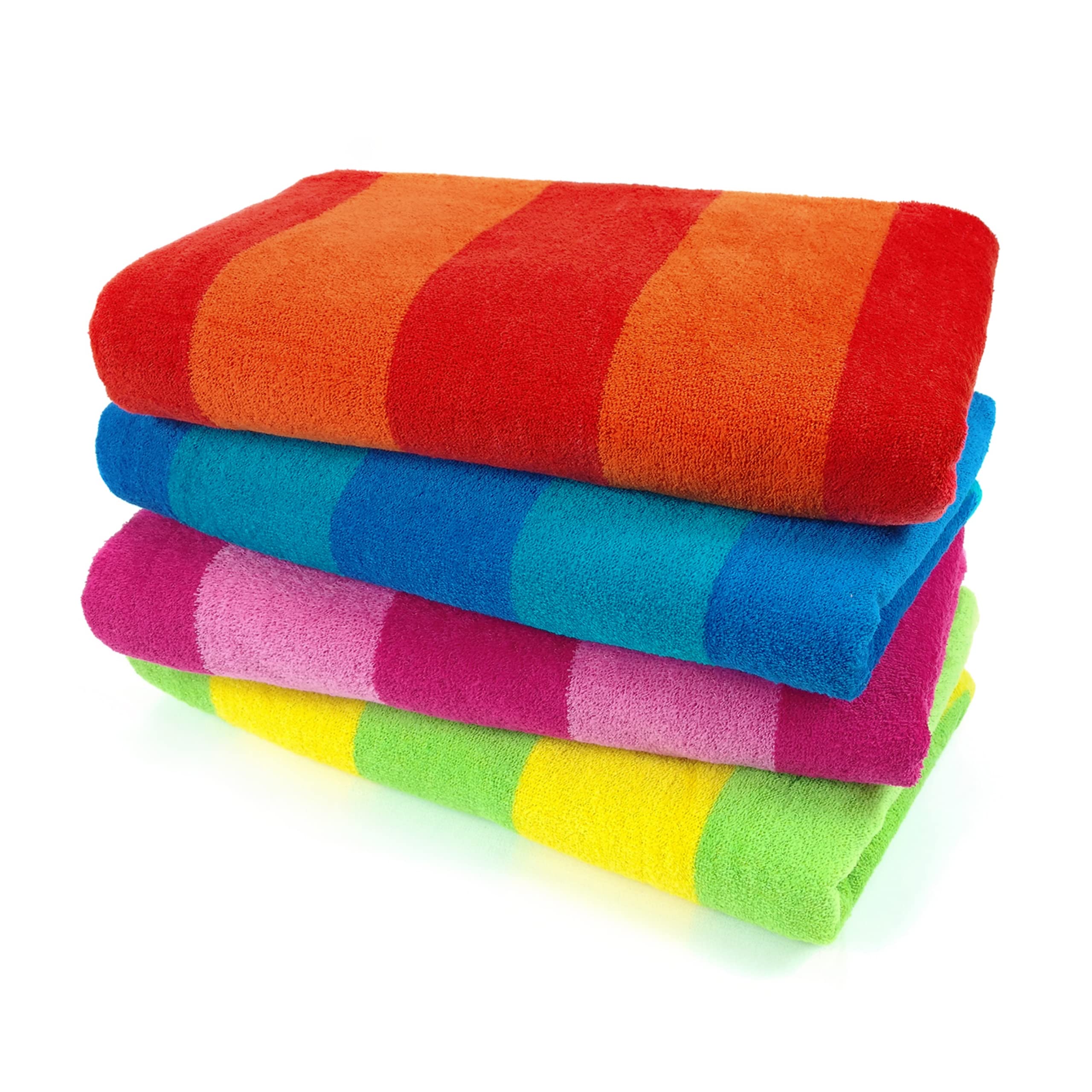 Ben Kaufman 100% Cotton Velour Towels - Large Cotton Towels - Soft
