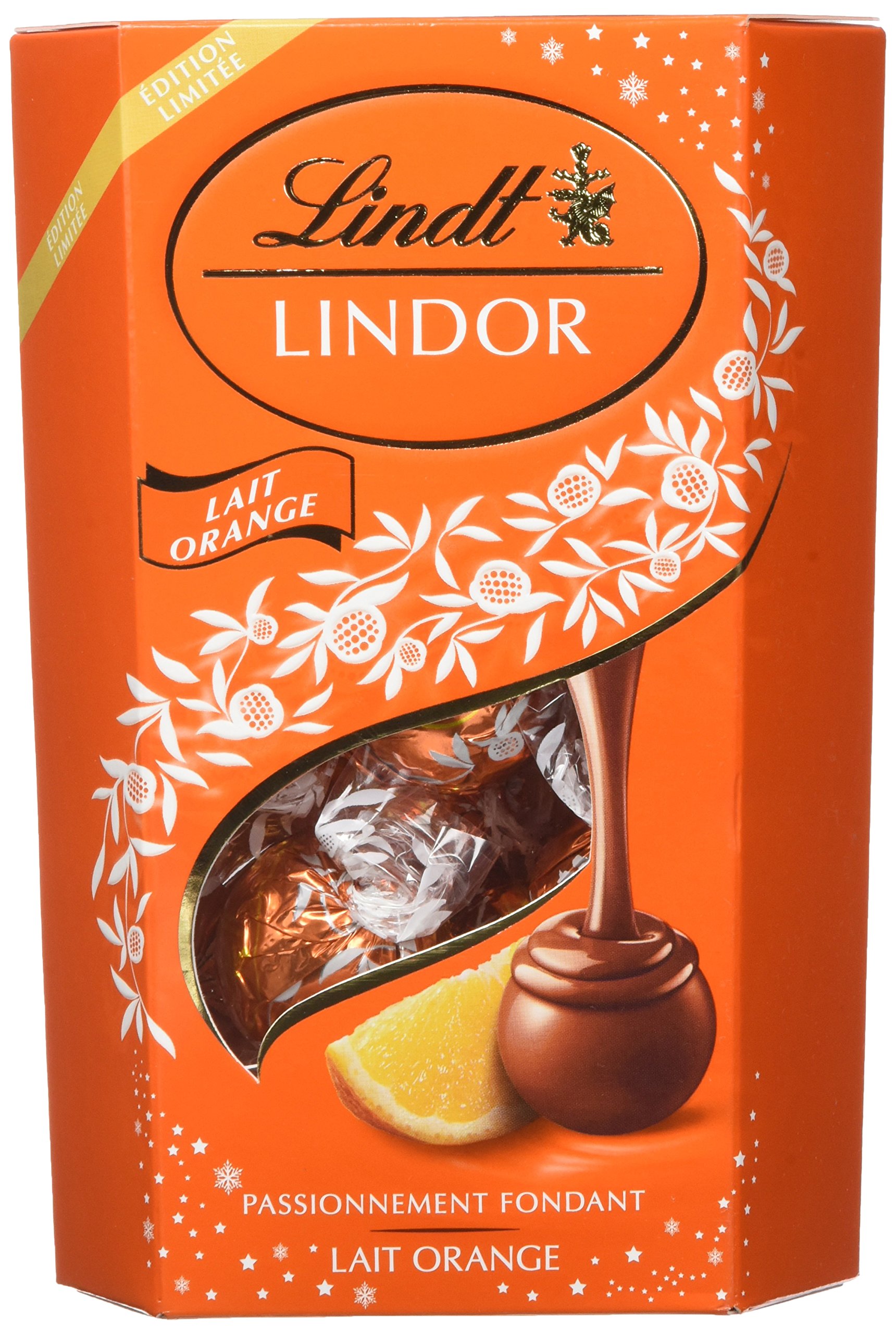 Lindt Lindor Milk Orange Chocolate Truffles - 200g (7.05 oz