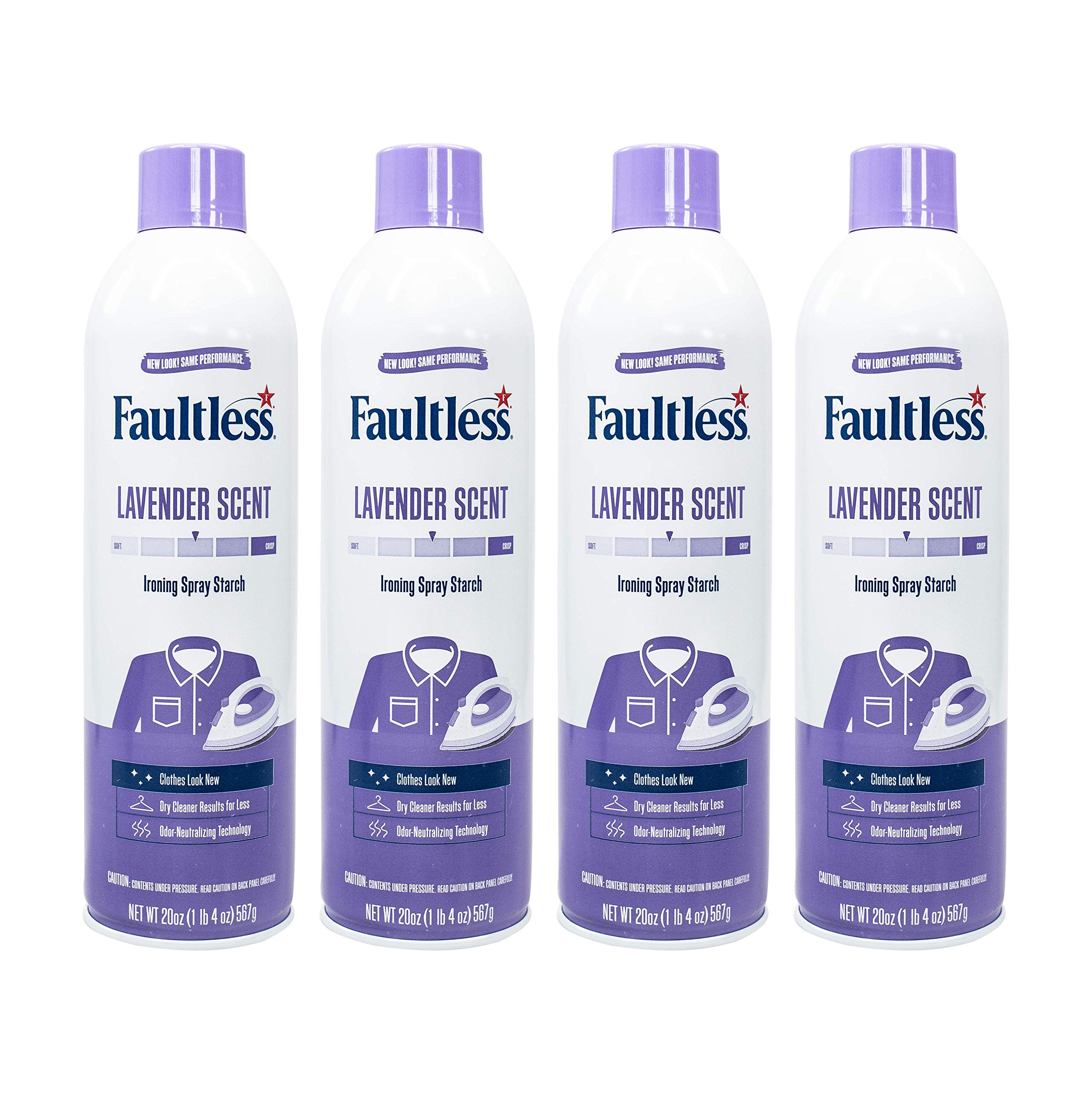 FAULTLESS Spray Starch 20 Oz, 3 Pack New Premium Spain