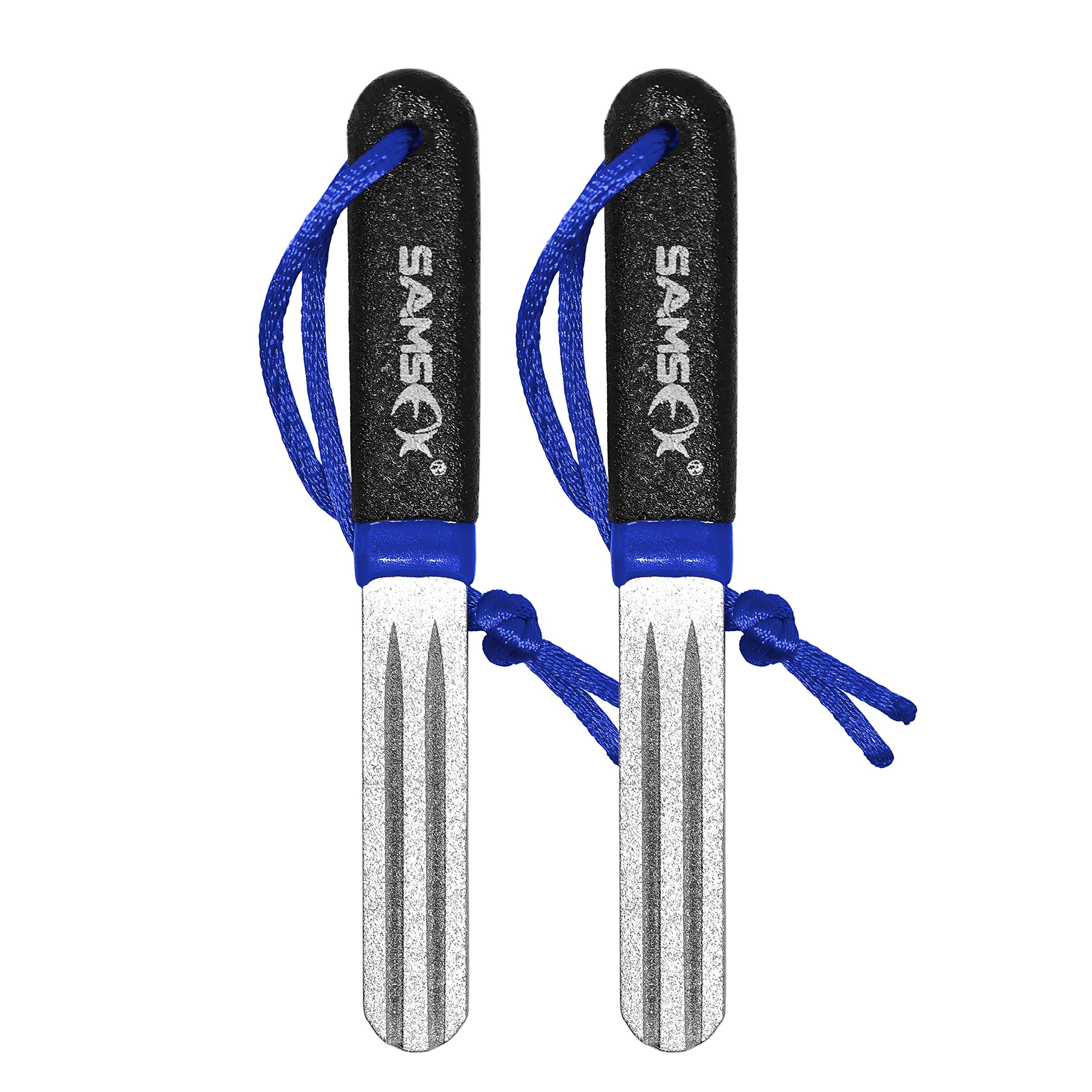 SAMSFX Fishing Hook Sharpener Hook Diamond File Portable Grinding Tool,  Double Sided Diamond Grit, Assorted Colors