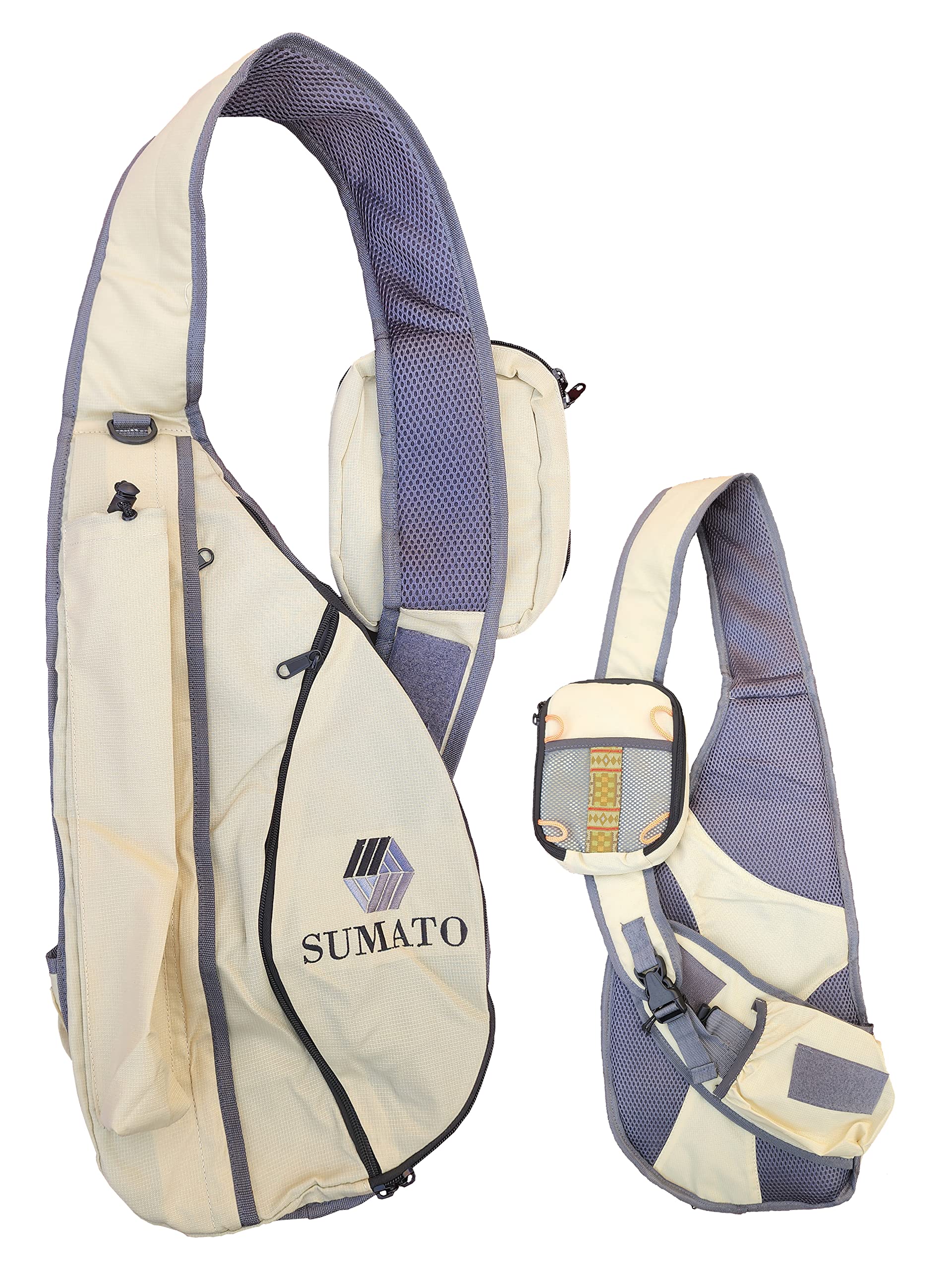 SUMATO Tenkara Sling Pack Quiver - Fly Fishing Vest for Men and Women  Adjustable Outdoor (Vest/Sling Pack) (WTV10002FBA)