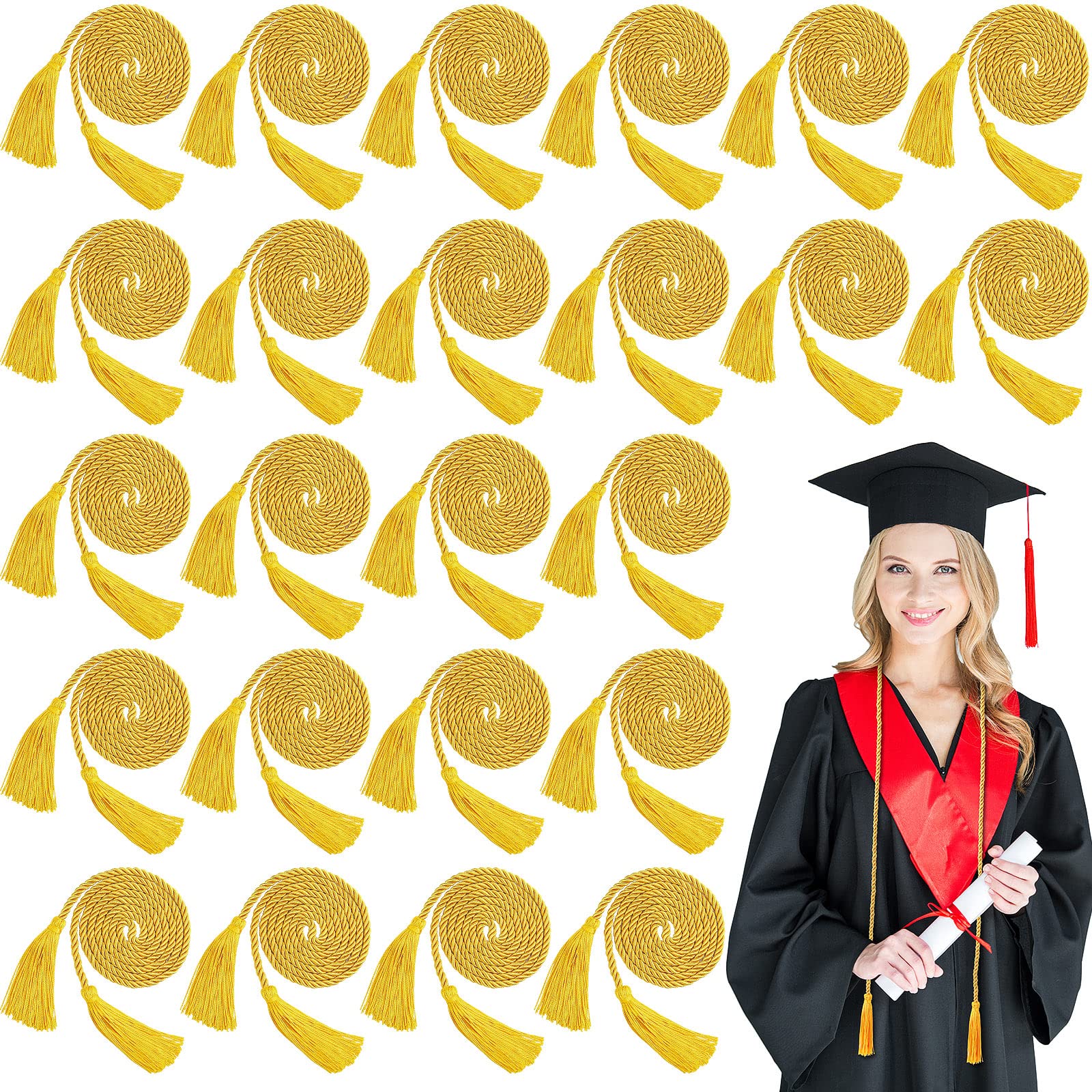 Gold Graduation Cords
