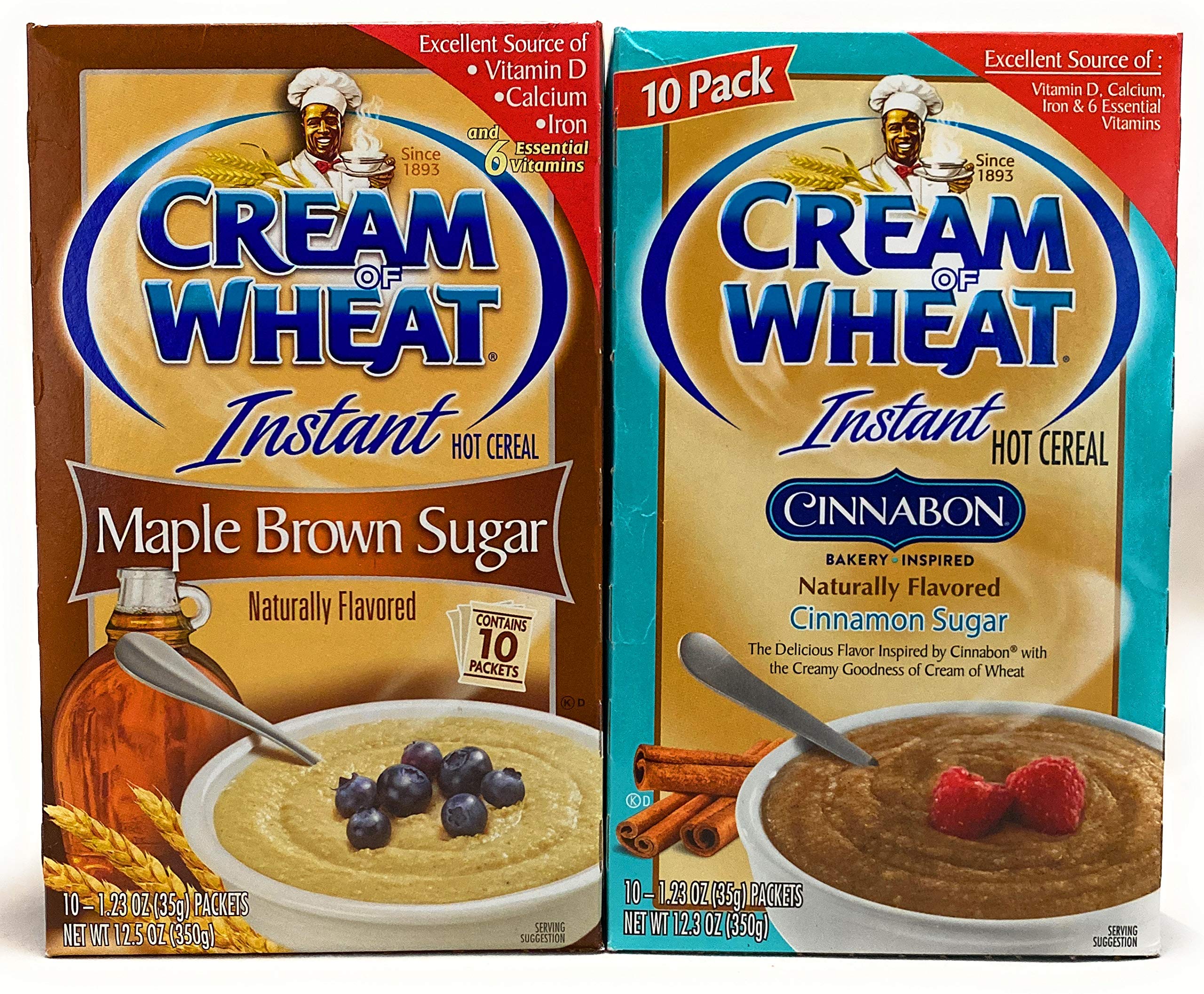 Cream of Wheat Instant Cinnabon and Maple Brown Sugar Hot Cereal
