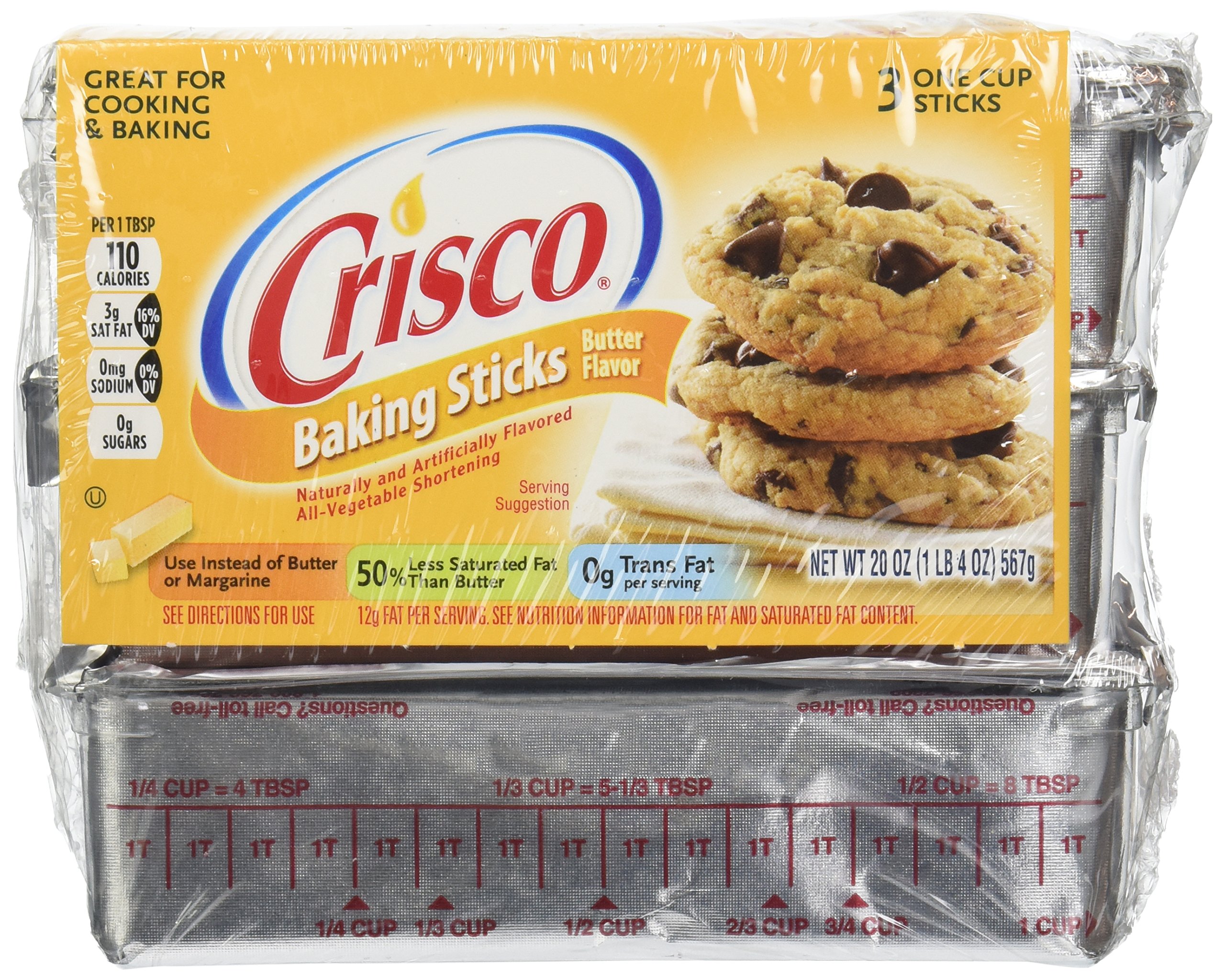 Crisco® All-Vegetable Shortening Sticks, 3 ct / 6.67 oz - Ralphs