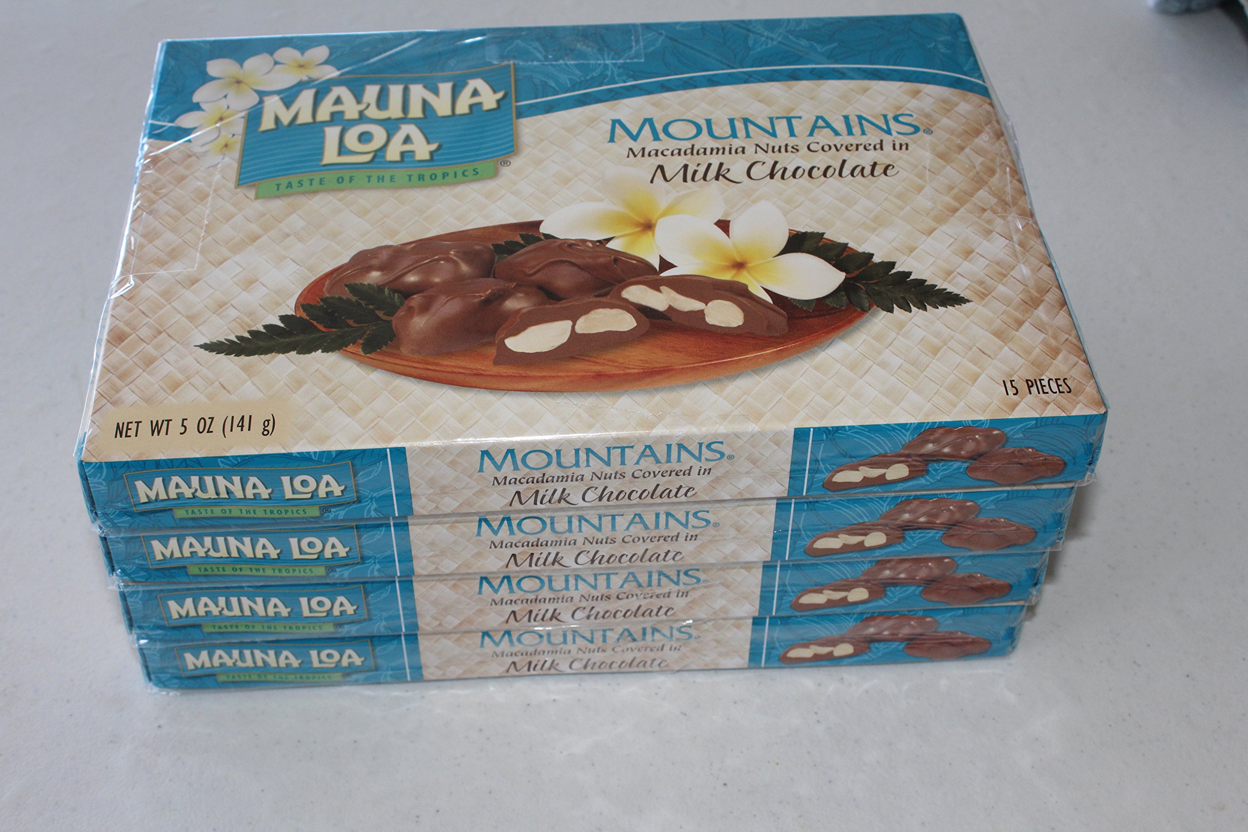 Multi Pack Mauna Loa Mountains Chocolate Covered Macadamia Nuts 4 5oz 