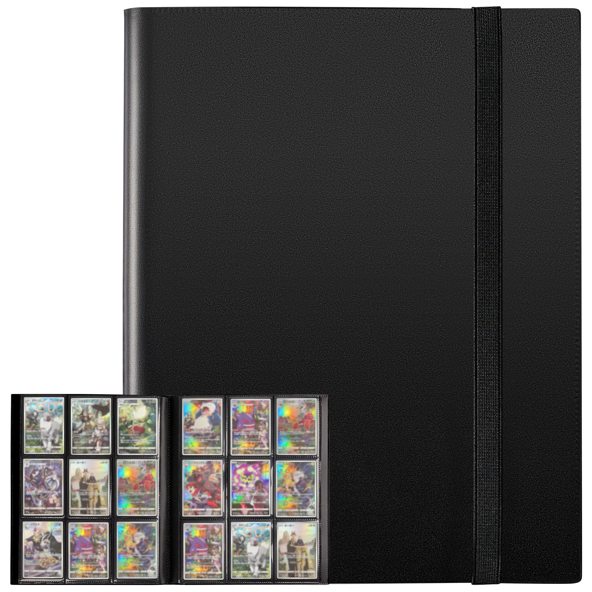 Card Binder for Pokemon Cards 9-Pocket Card Collector Album Holder