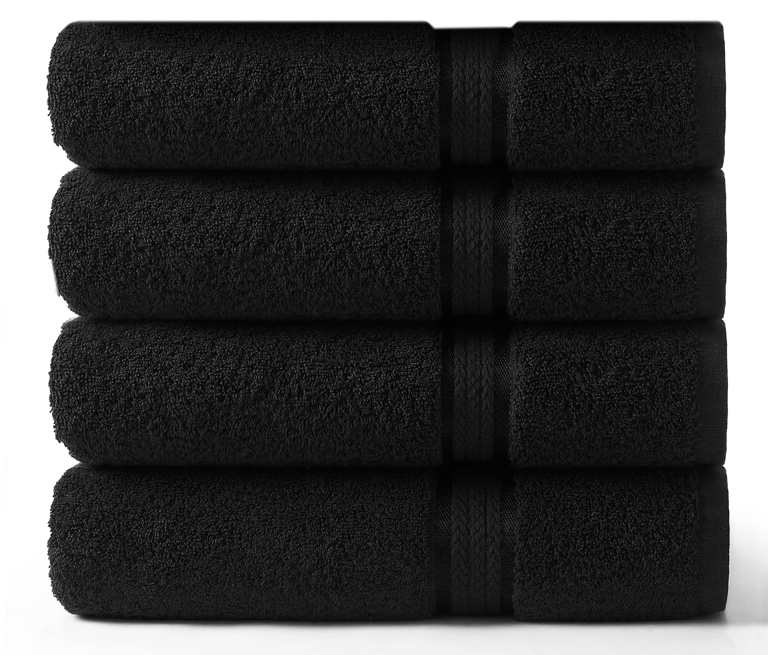 COTTON CRAFT Ultra Soft Oversized Bath Towels - 4 Pack Extra Large Bath  Towel Set - 30x54 - Absorbent