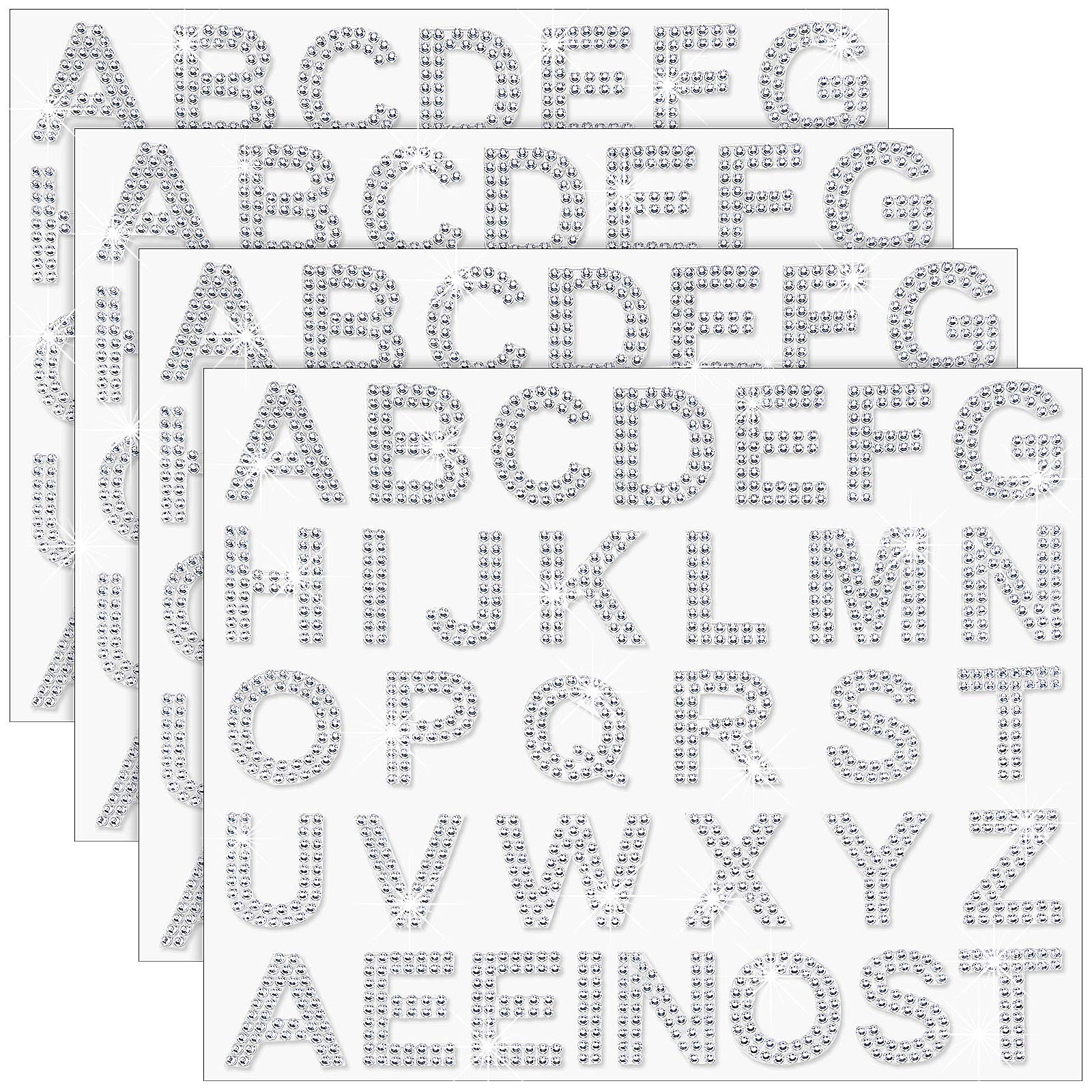 Greek Letters Rhinestone Template 4 Letters with a Outlined Style using  10ss stones — Design with Bree