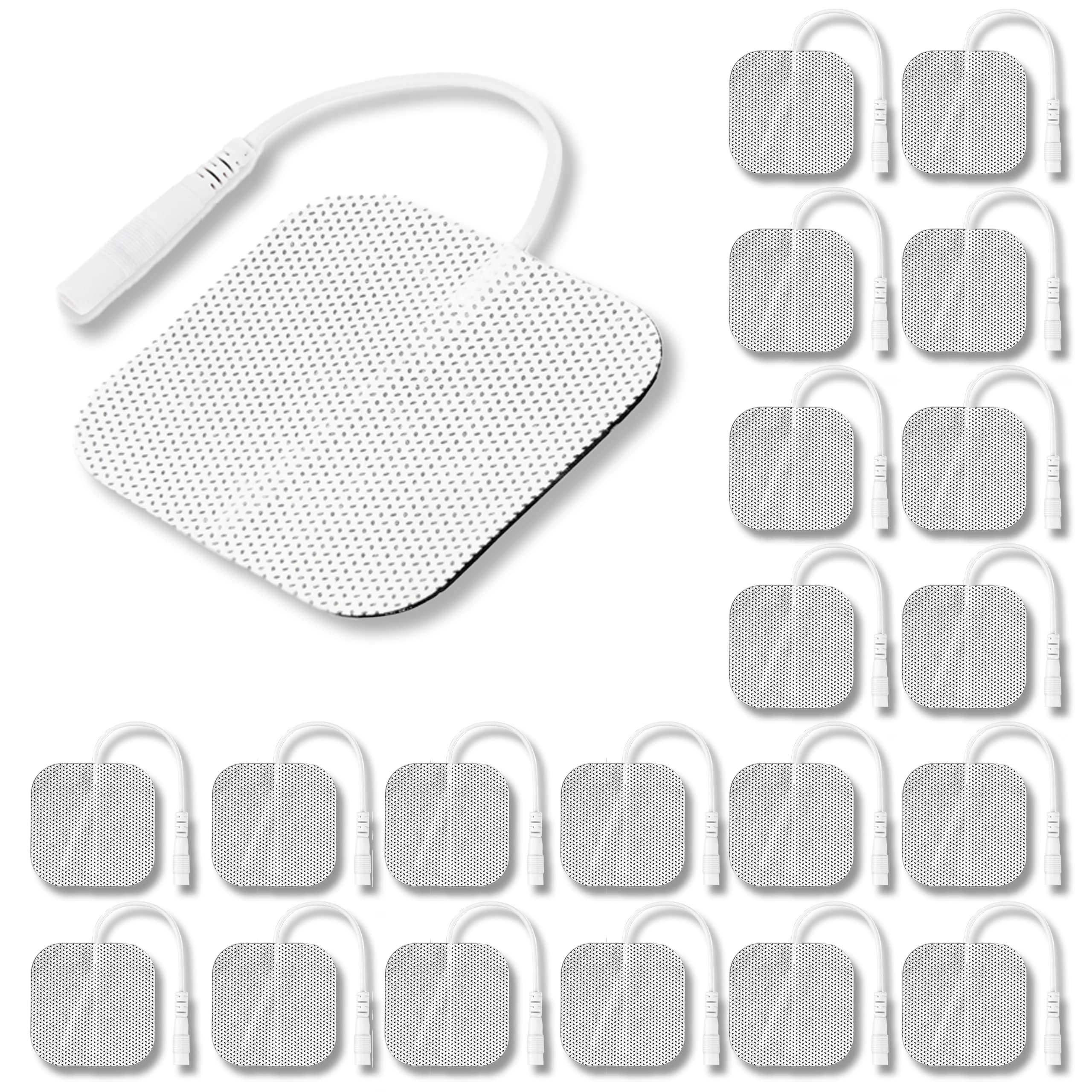 Syrtenty TENS Unit Pads 2x2 20pcs Reusable Replacement Electrode