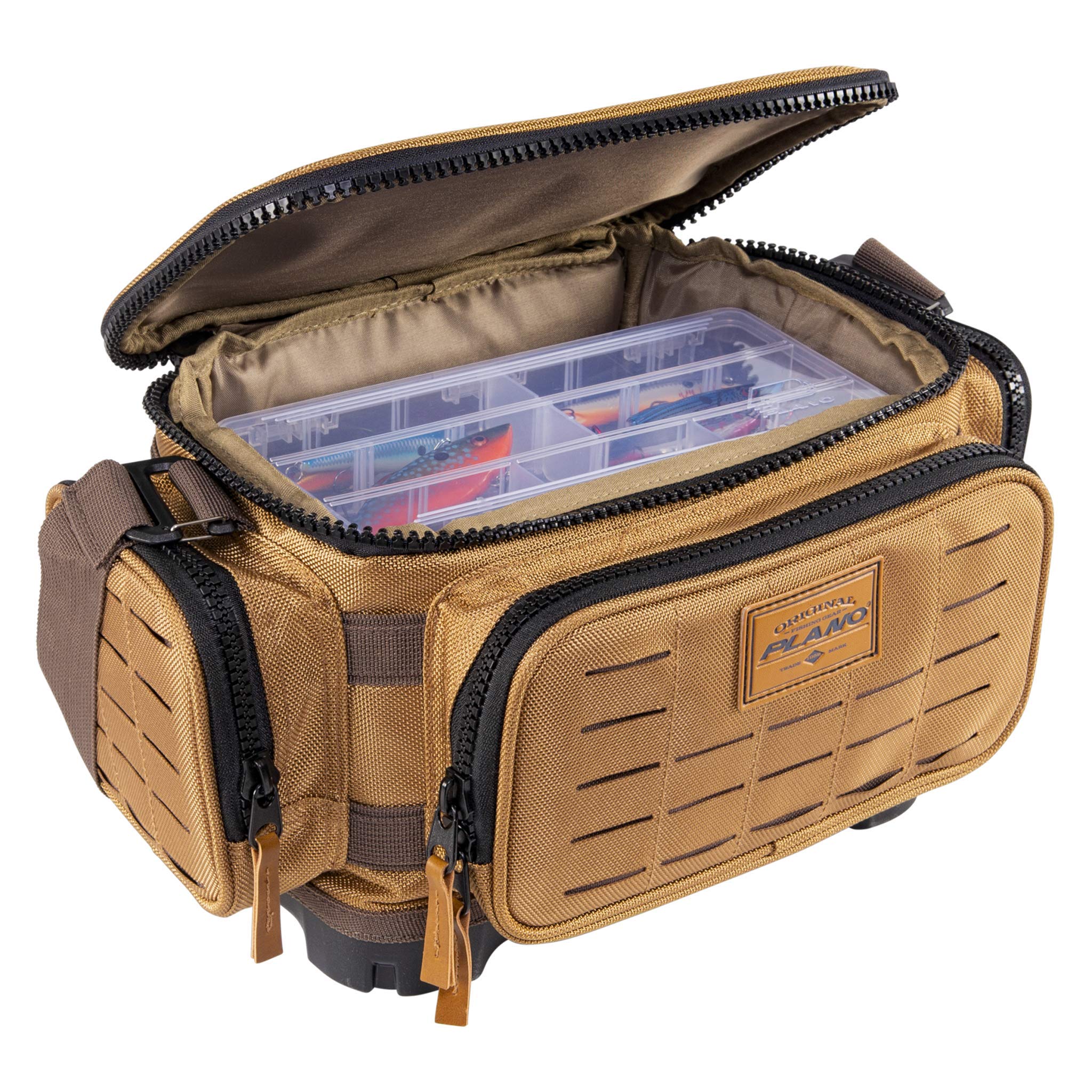 Plano Guide Series 3500 Tackle Bag, Beige, Includes 5 3500