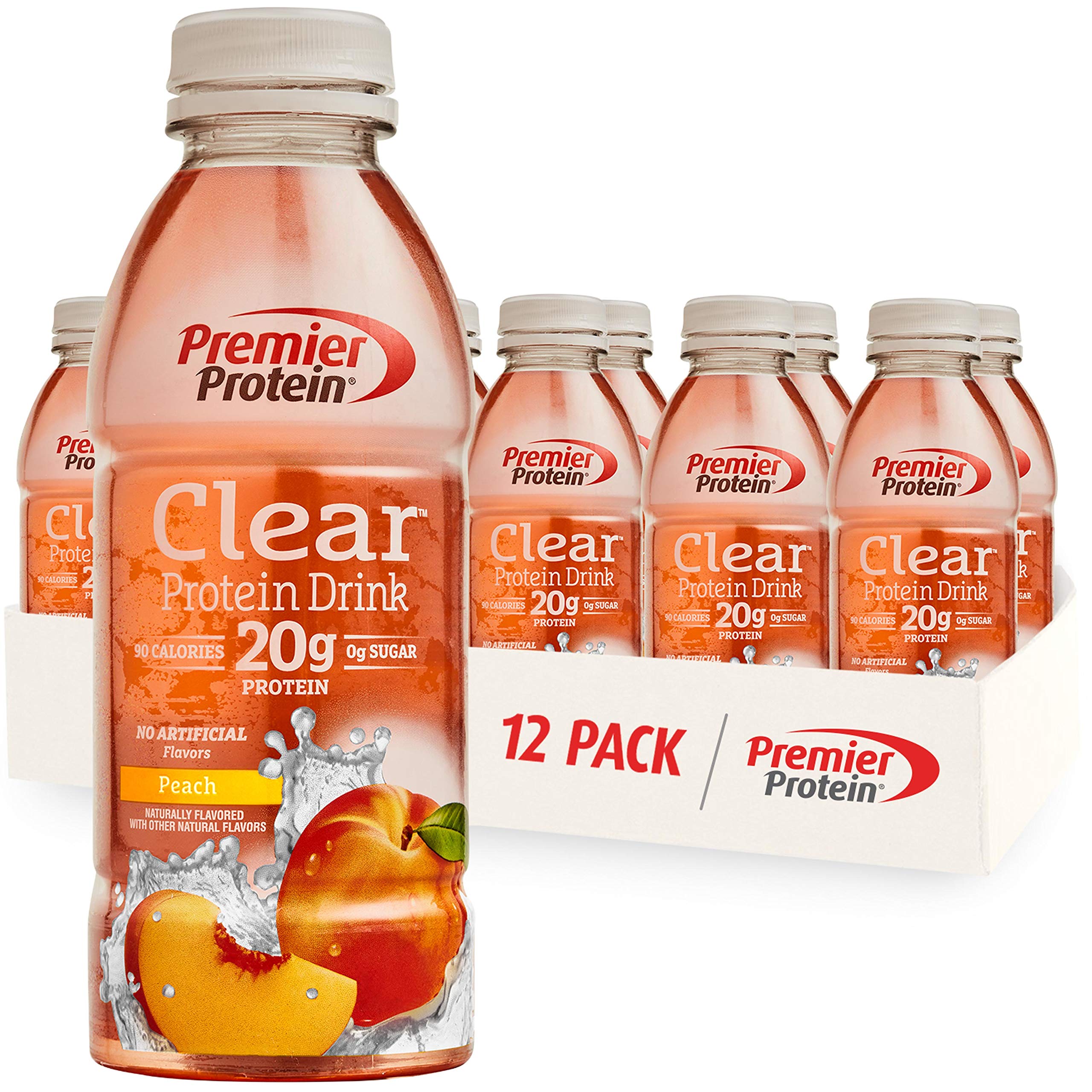 Premier Protein Premier Clear Protein Drink Peach (12/16.9 Fl Oz Net Wt  202.8 )