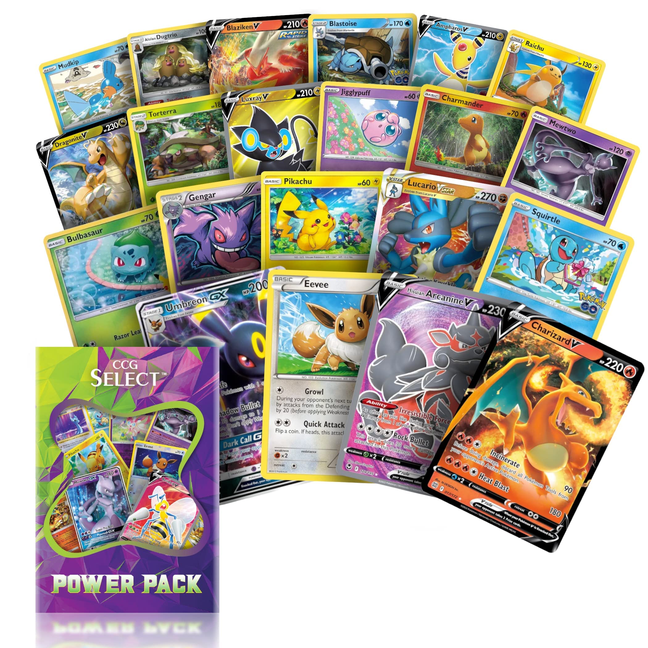 CCG Select, Power Pack, 50+ Cards, 4 Holos or Rares