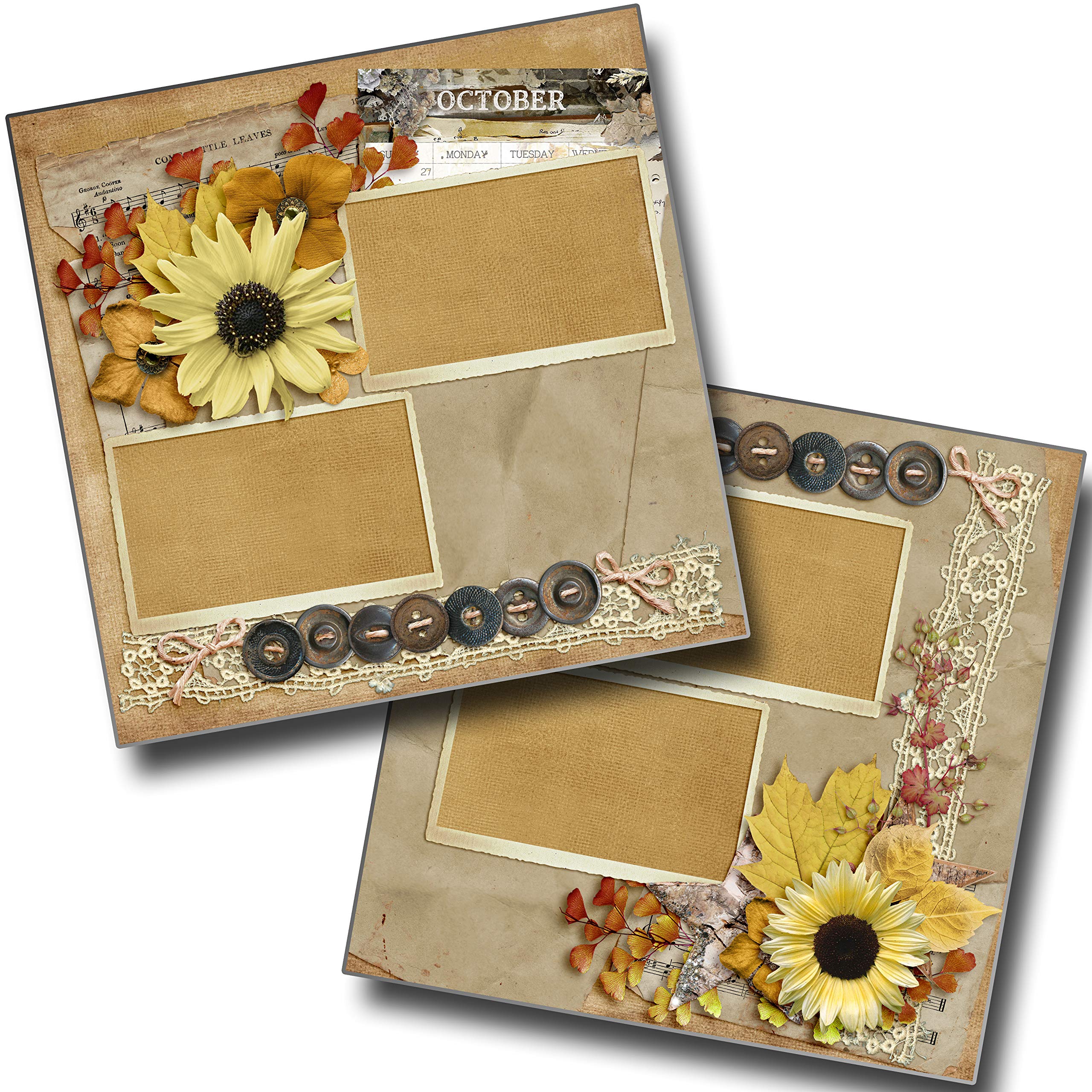 The Great Outdoors - Premade Scrapbook Pages - EZ Layout 2083