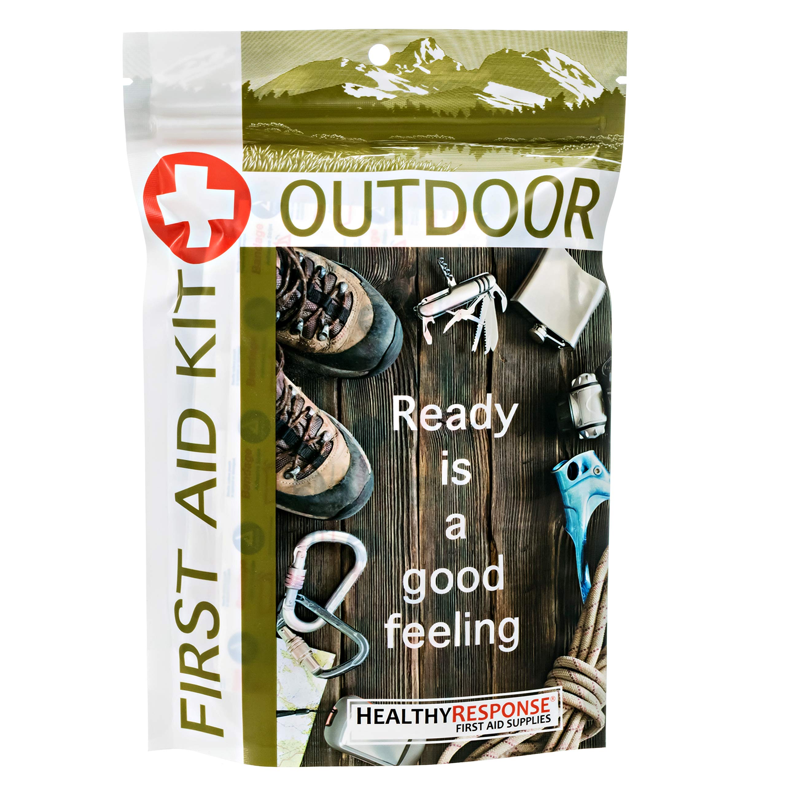 Healthy Response Outdoor First Aid Kit - Waterproof, Ultralight