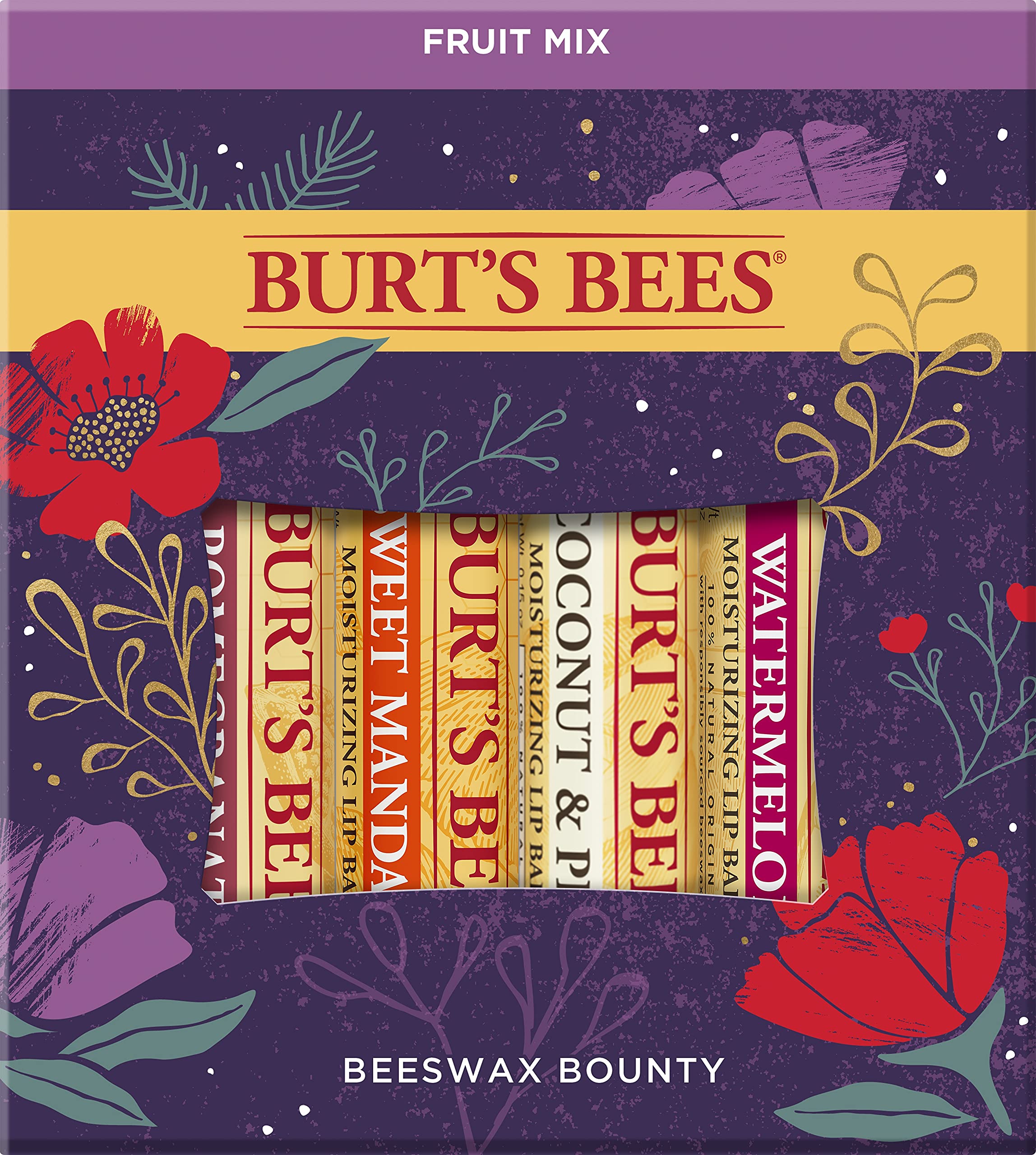 Beeswax Bounty Classic Lip Balm Holiday Gift Set